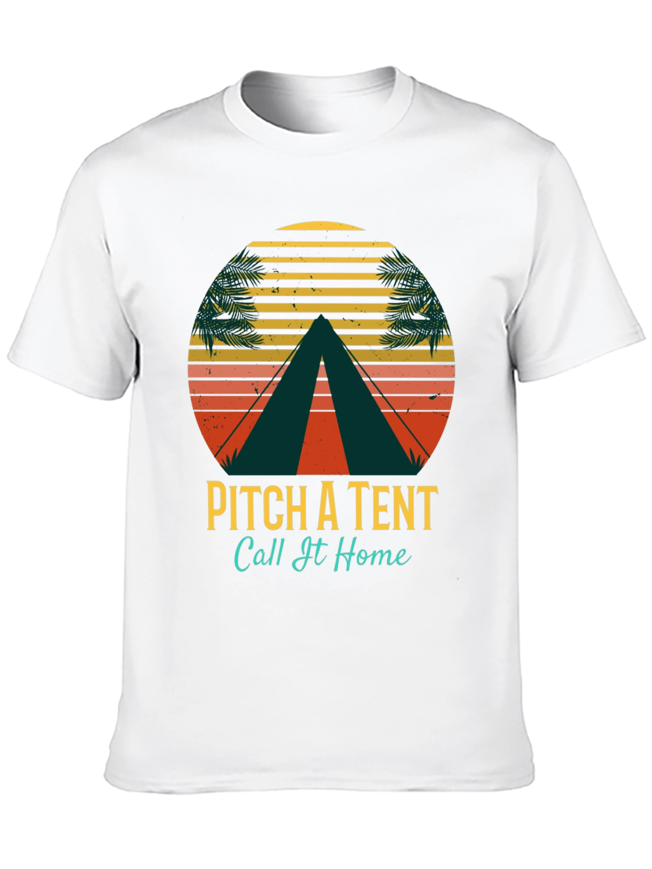 Pitch a Tent Camping T-Shirt - Outdoor Adventure