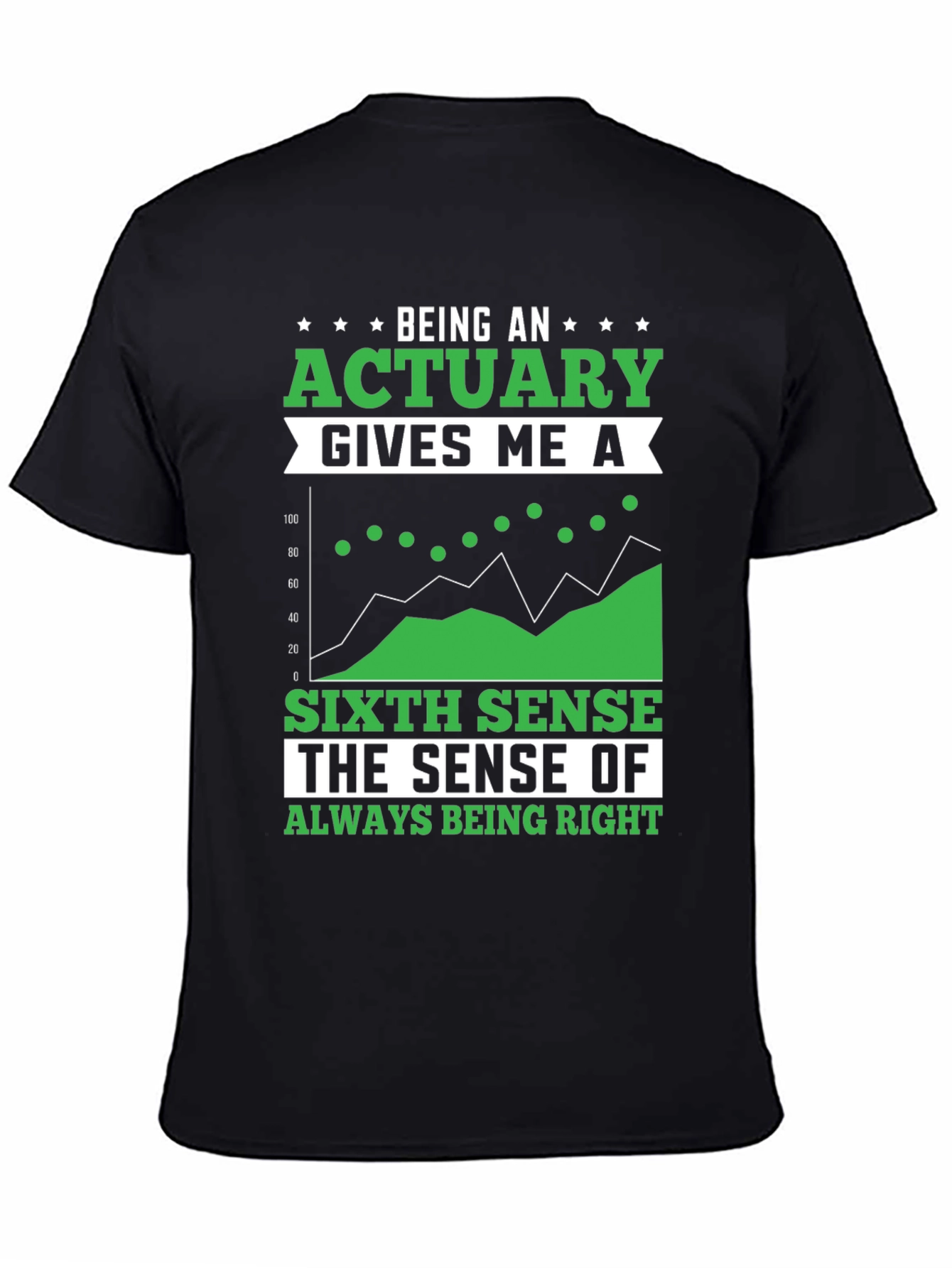 Actuary Sixth Sense Graphic T-Shirt