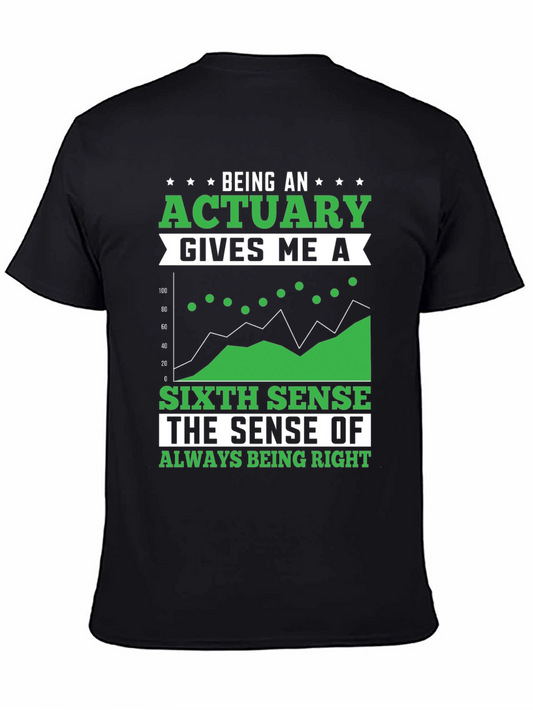 Actuary Sixth Sense Graphic T-Shirt