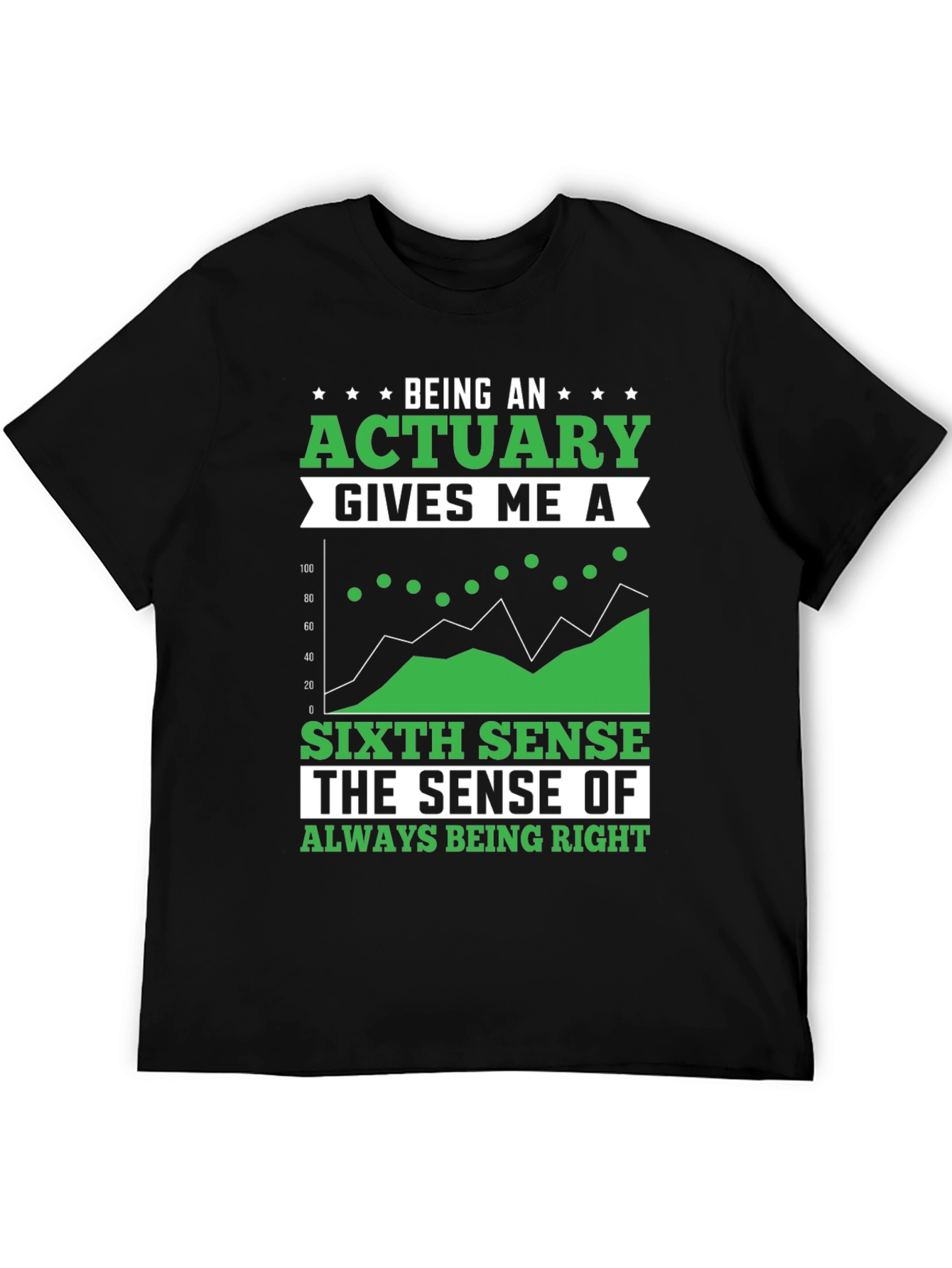 Actuary Sixth Sense Graphic T-Shirt