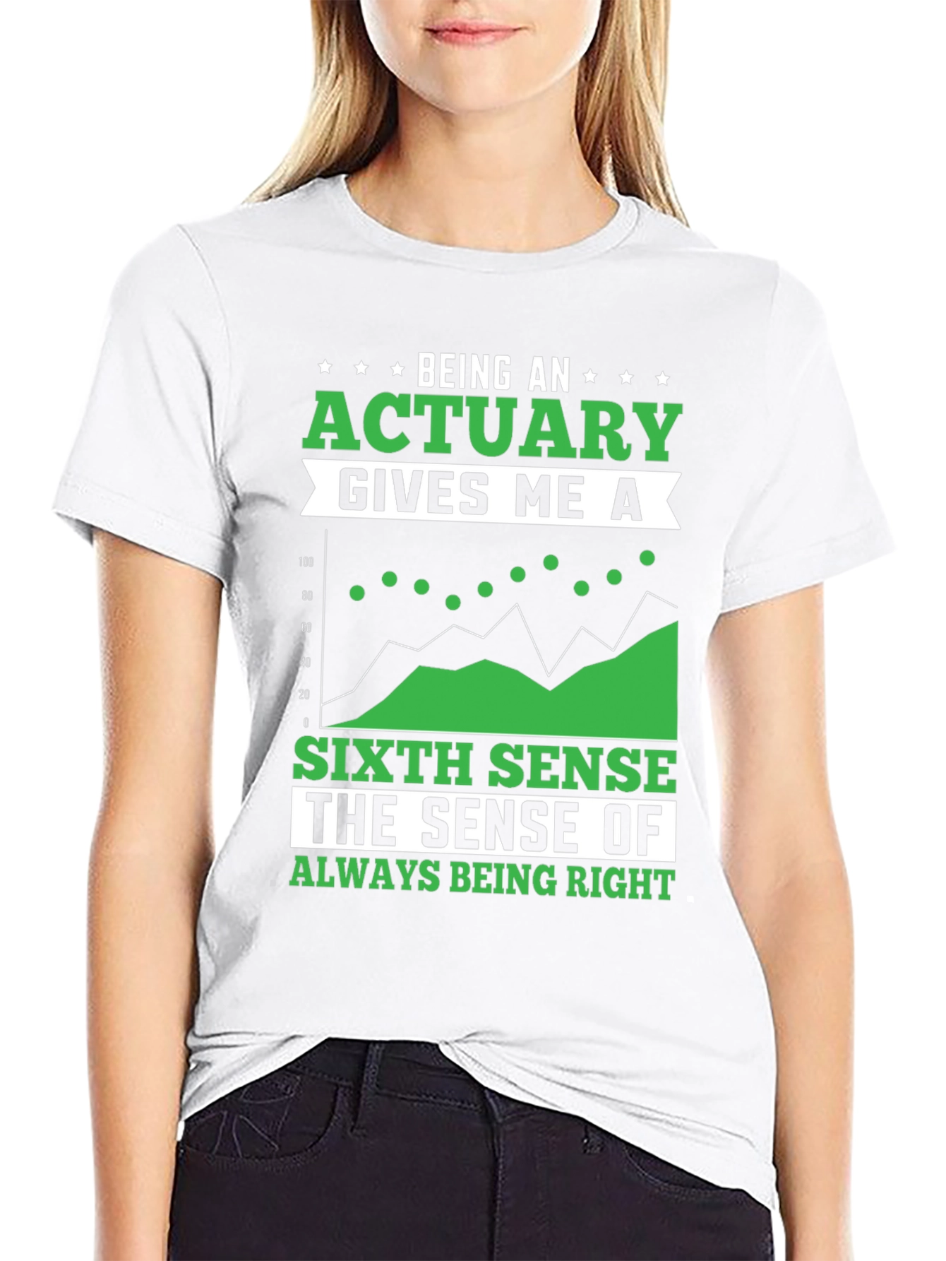 Actuary Sixth Sense Graphic T-Shirt