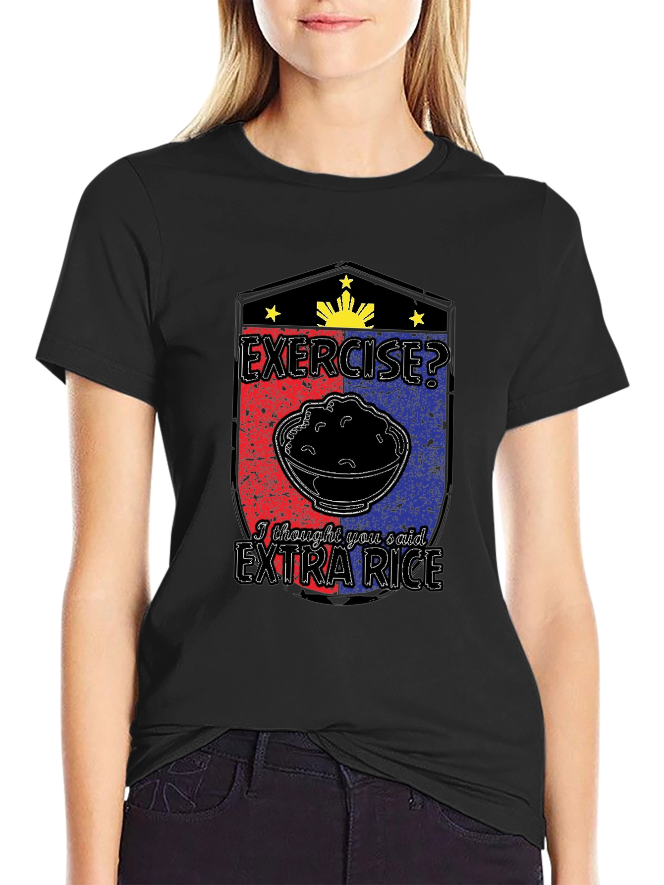 Exercise? Extra Rice T-Shirt