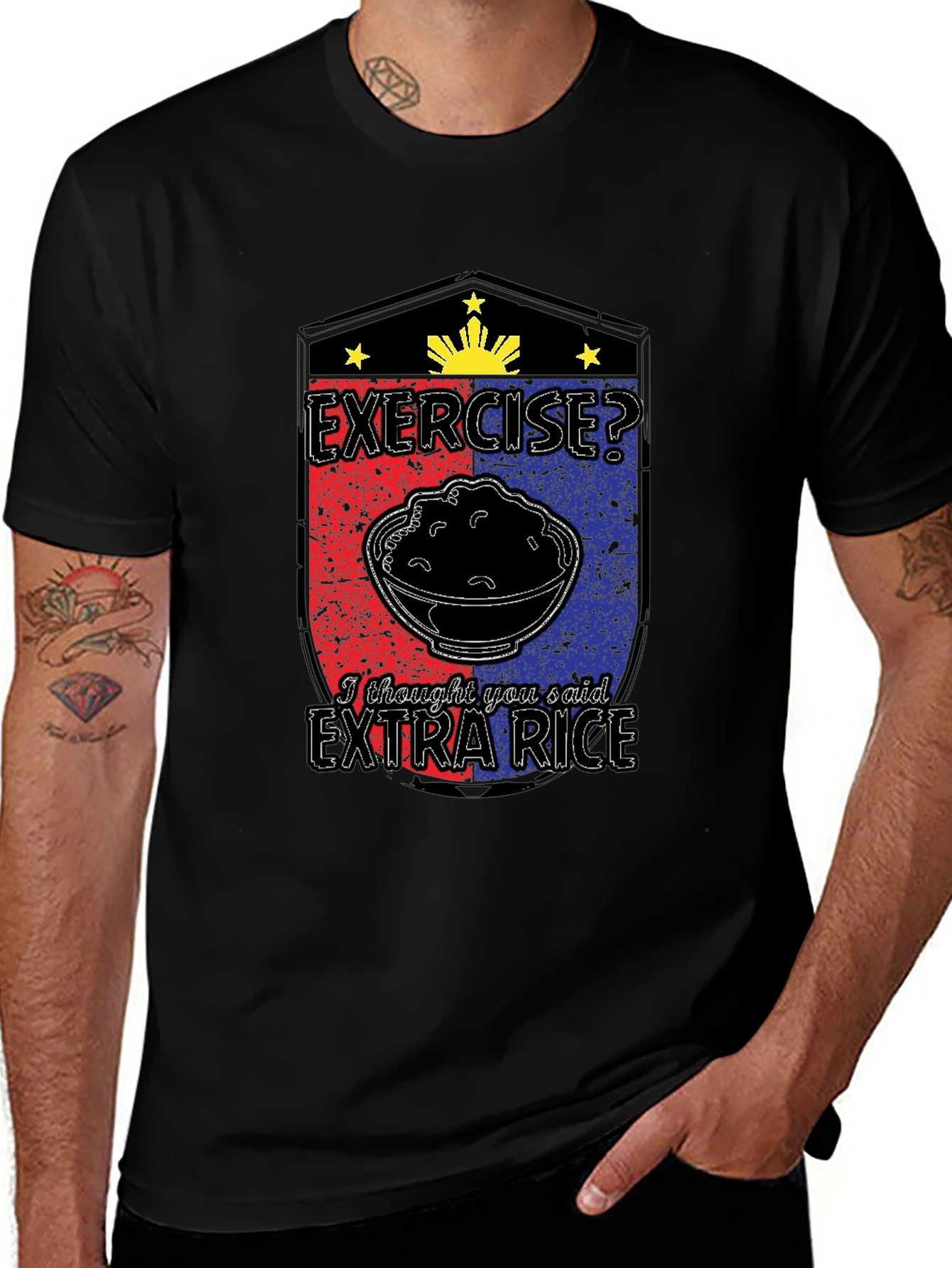 Exercise? Extra Rice T-Shirt