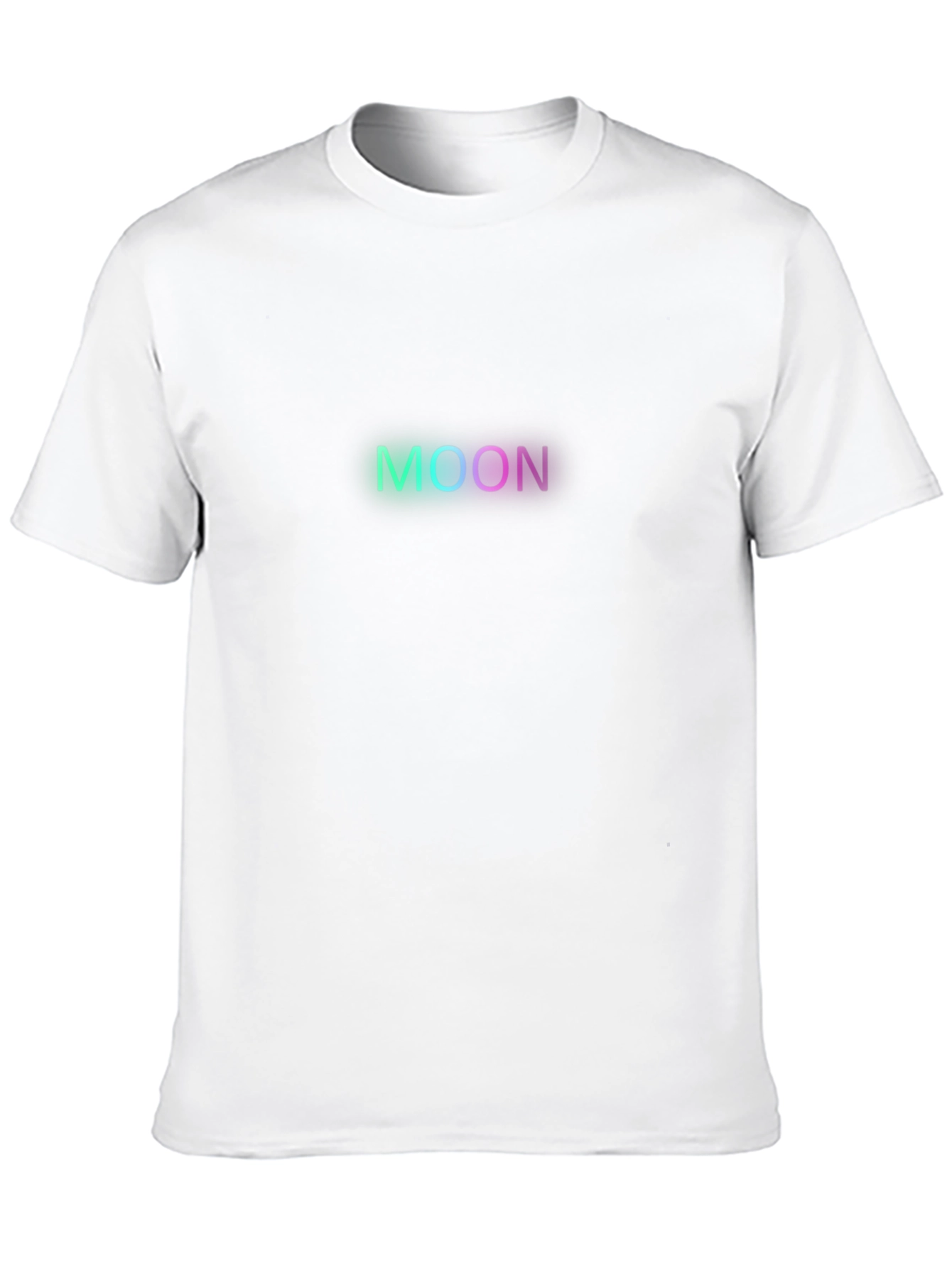 Neon Moon Graphic Black T-Shirt