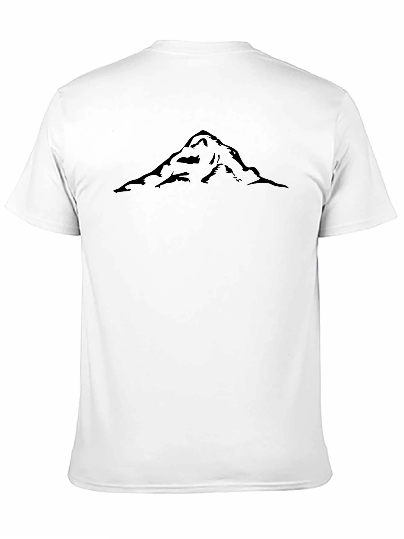 Mountain Silhouette Black T-Shirt