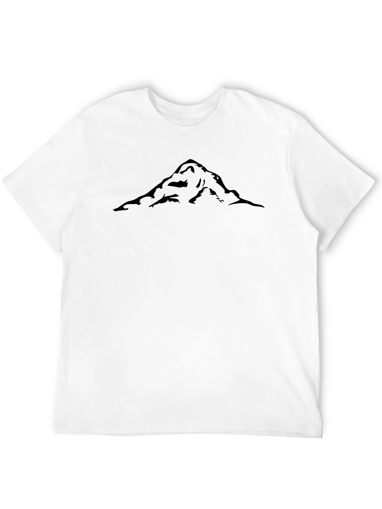 Mountain Silhouette Black T-Shirt
