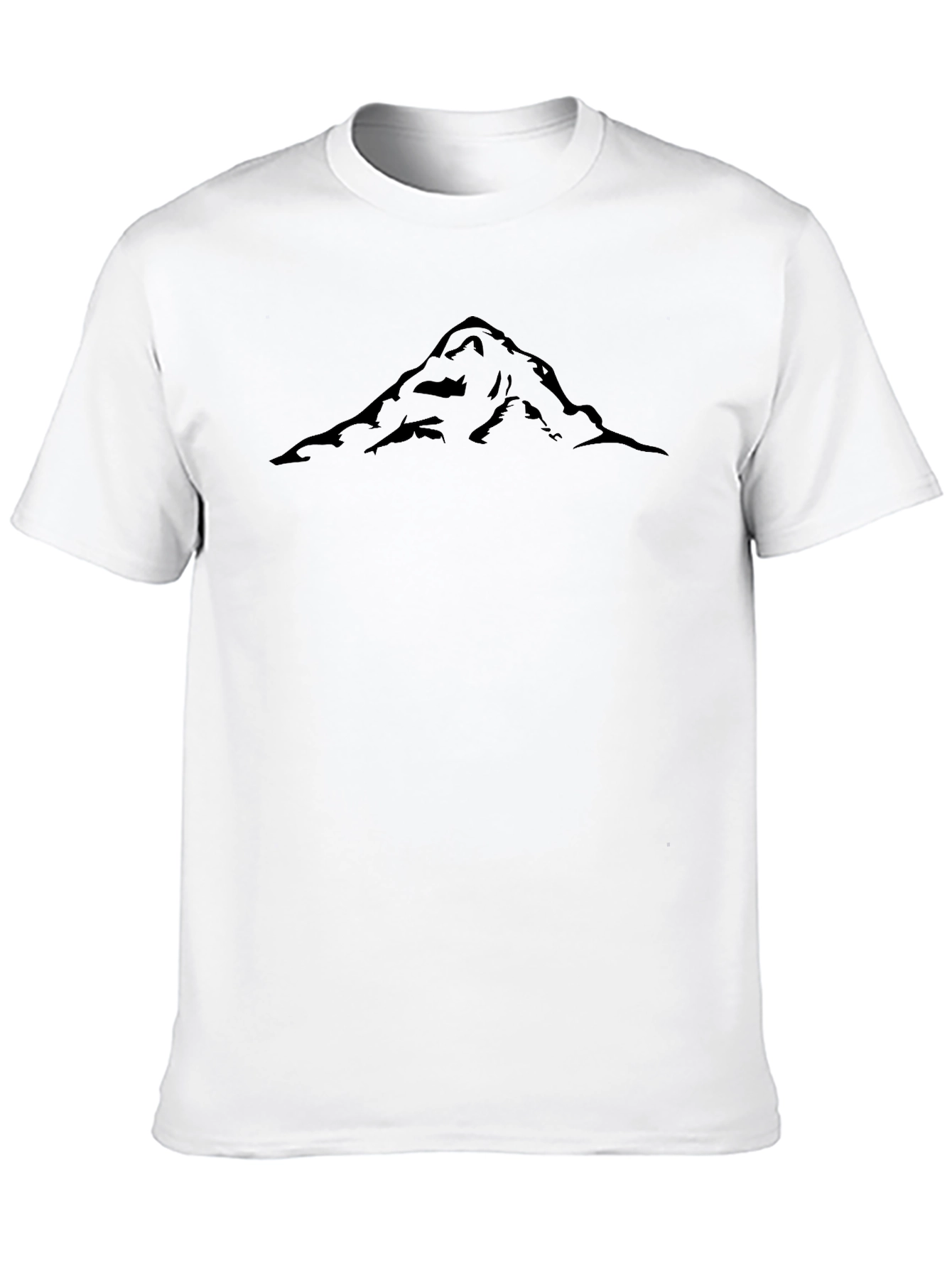 Mountain Silhouette Black T-Shirt