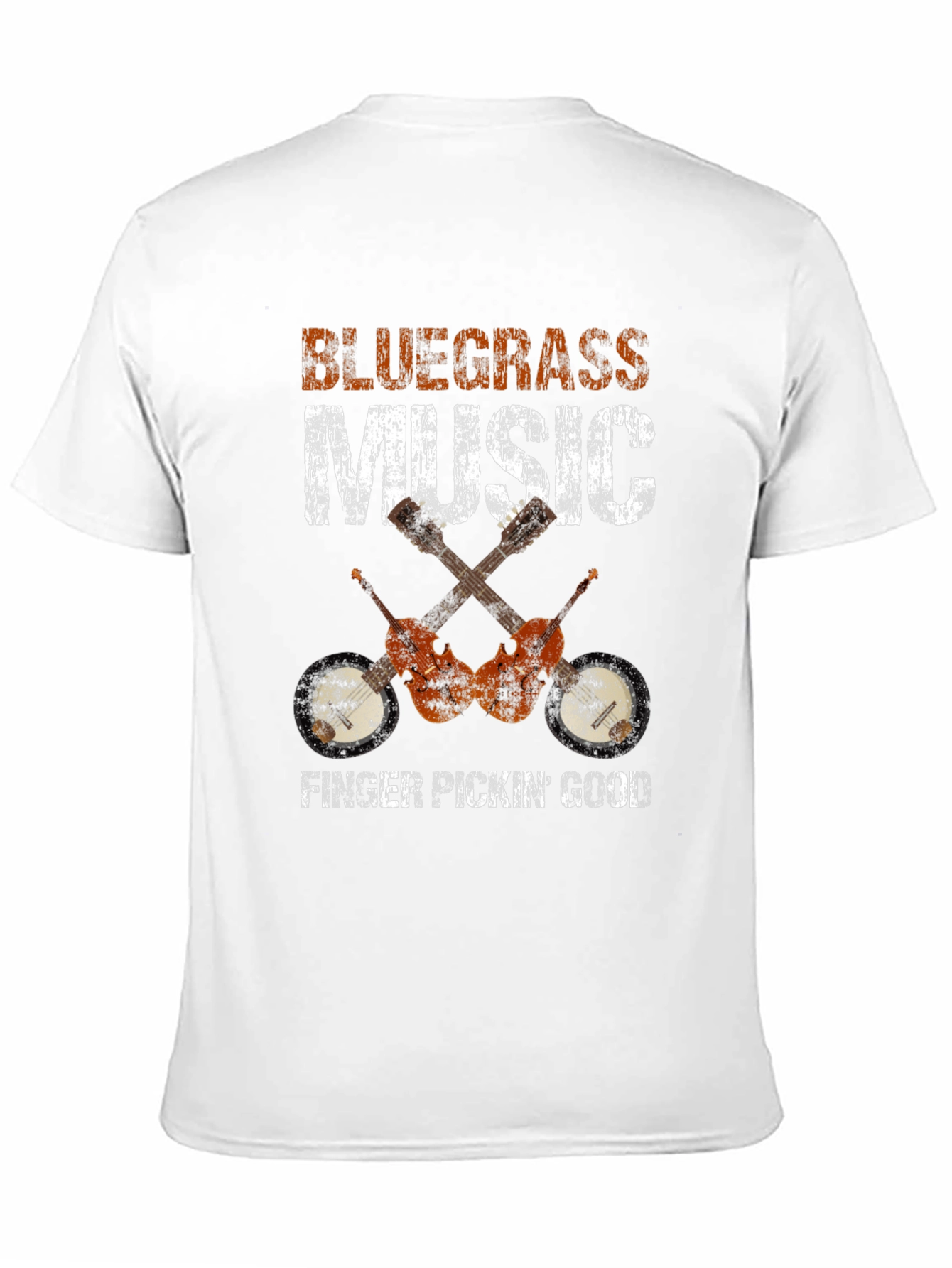 Bluegrass Music T-Shirt - Finger Pickin Good!