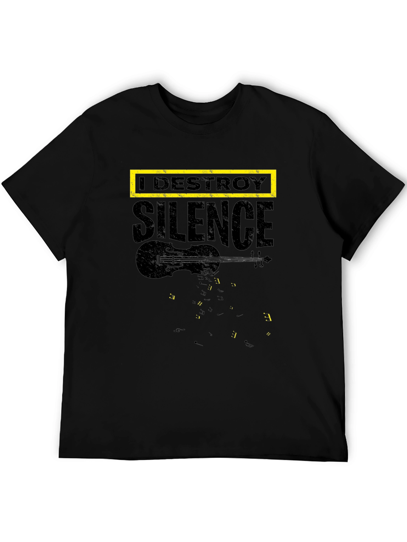 I Destroy Silence Graphic T-Shirt - Musician Tee