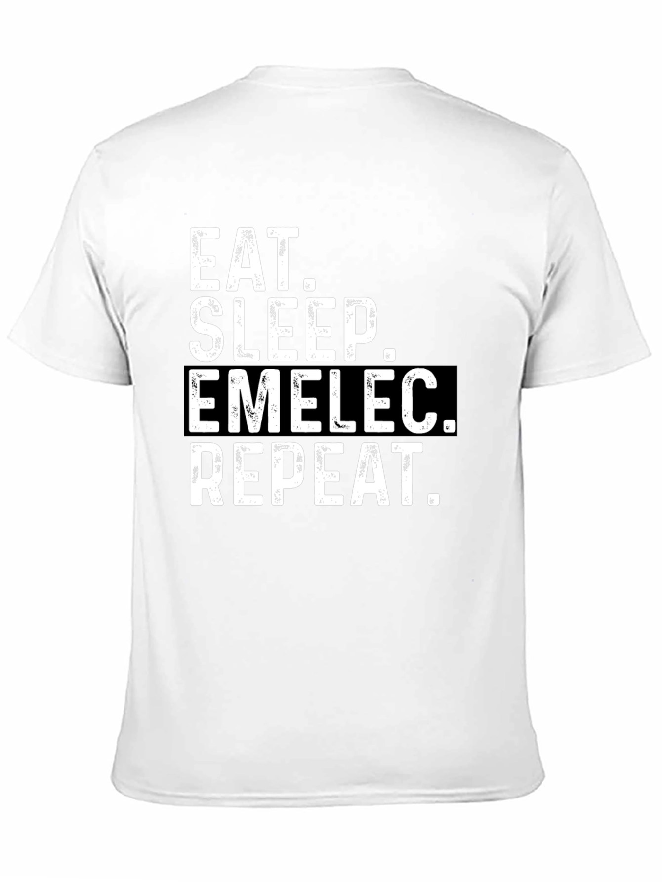 Eat Sleep Emelec Repeat Black T-Shirt