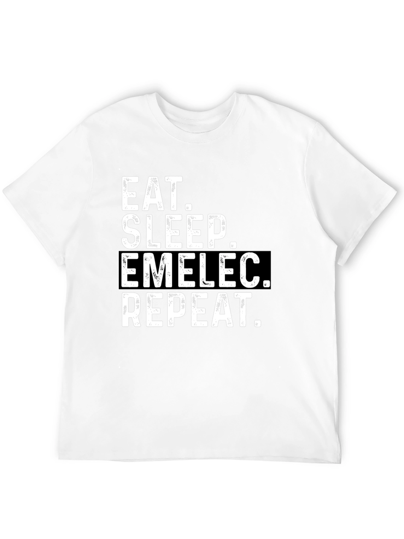 Eat Sleep Emelec Repeat Black T-Shirt