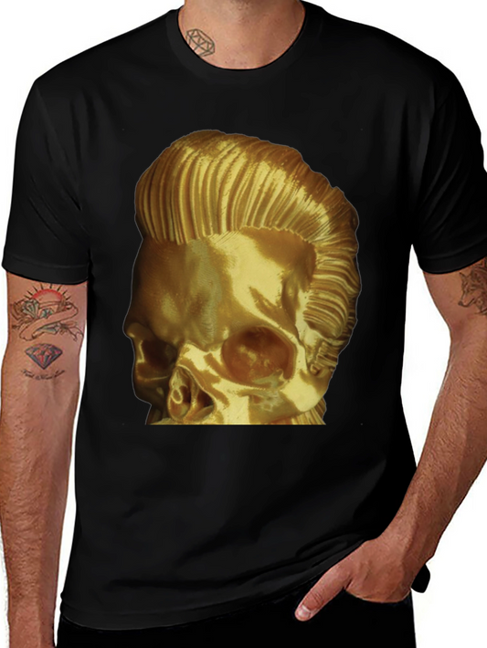 Golden Skull Rocker T-Shirt