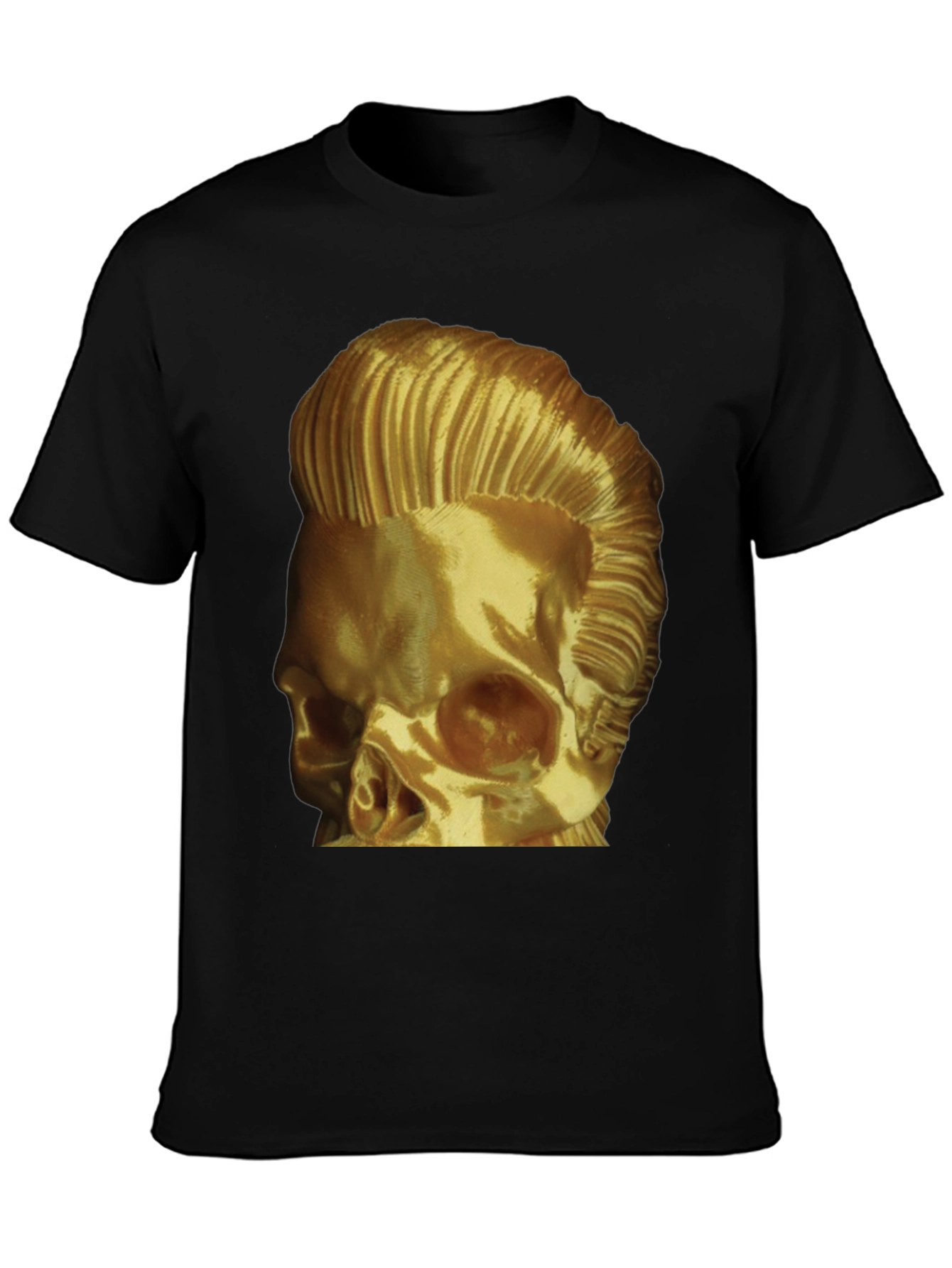 Golden Skull Rocker T-Shirt