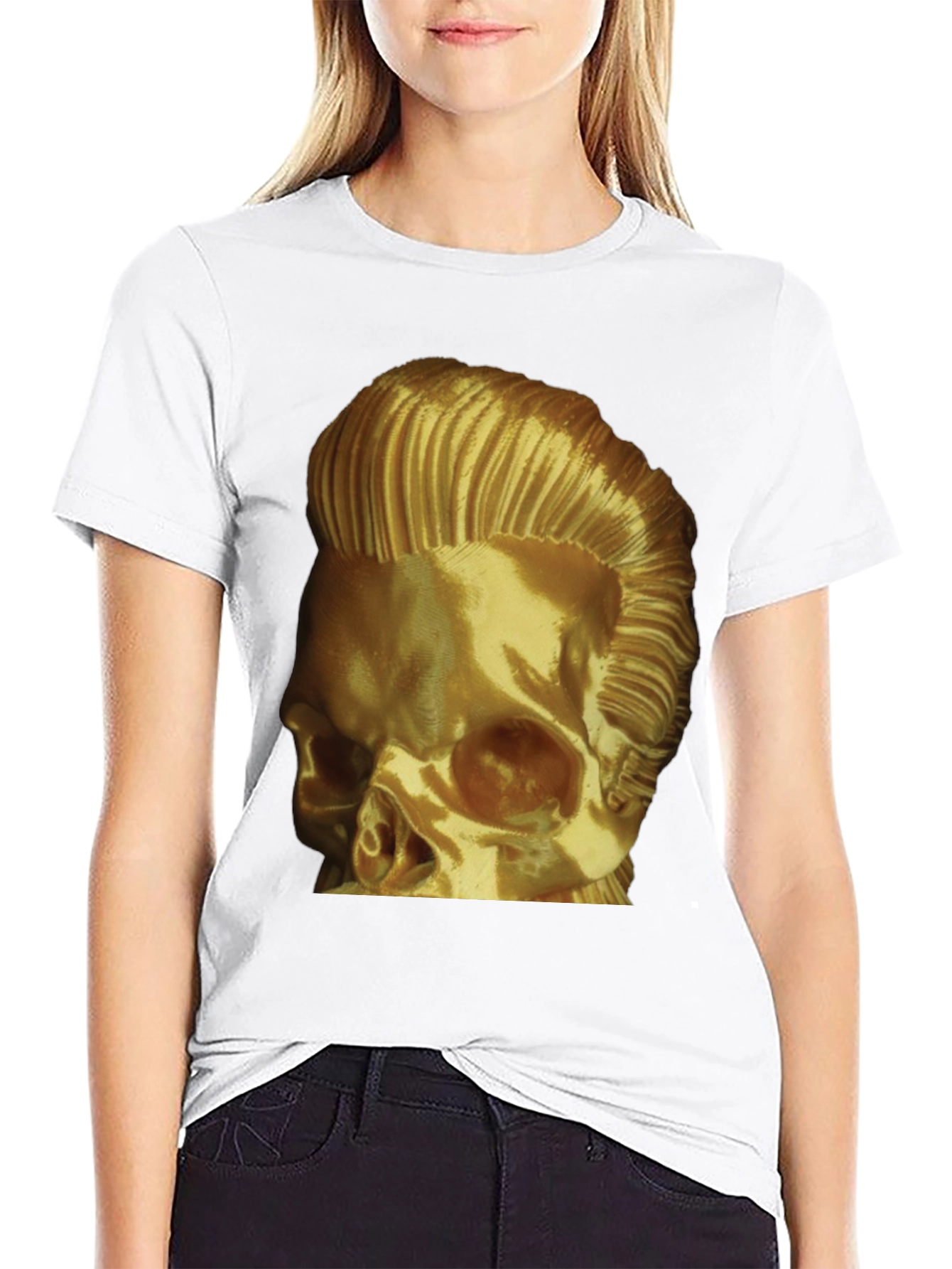 Golden Skull Rocker T-Shirt