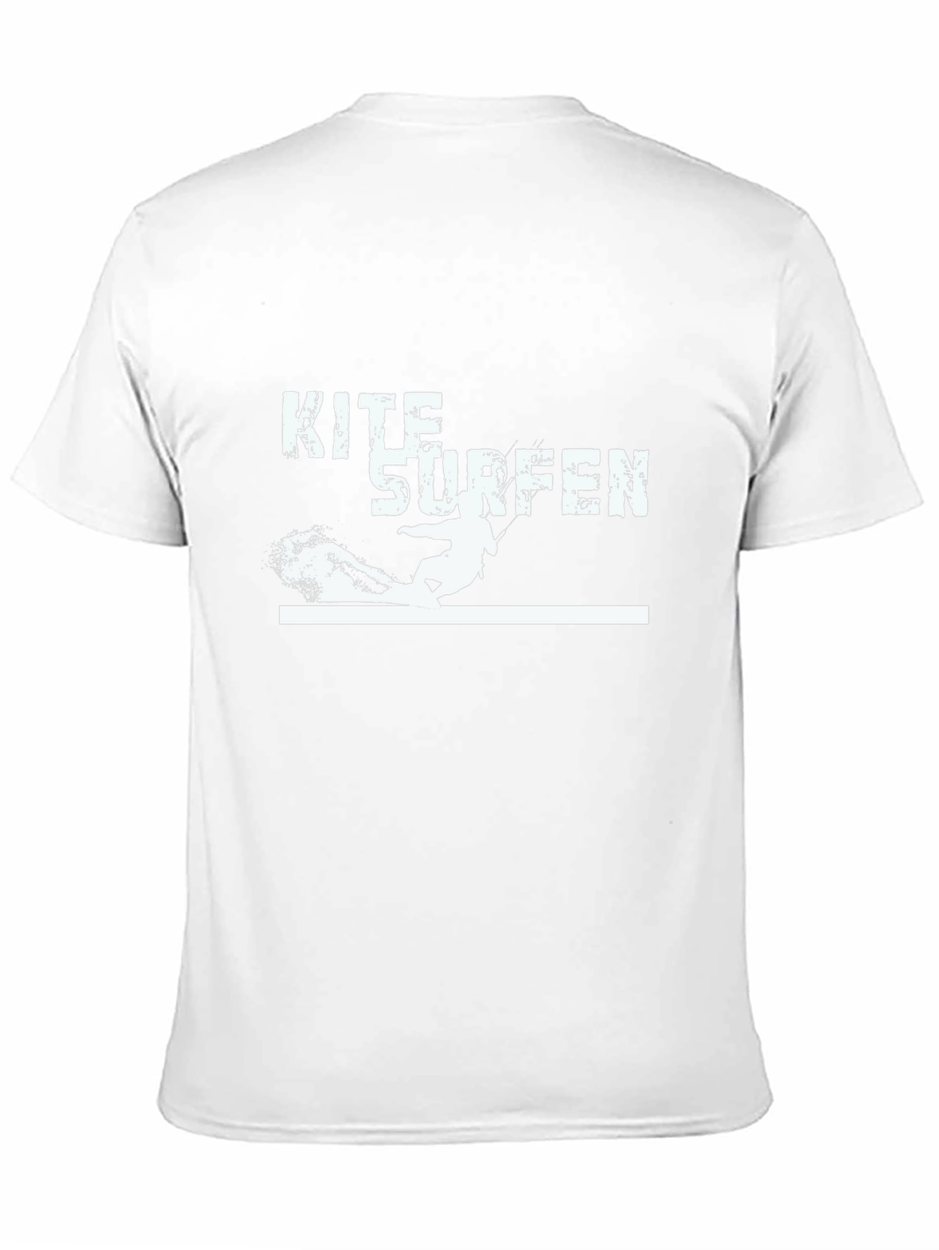 Kite Surfen Black T-Shirt - Water Sports Tee