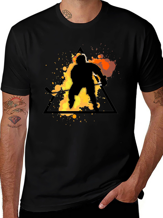 Hockey Player Graphic Tee