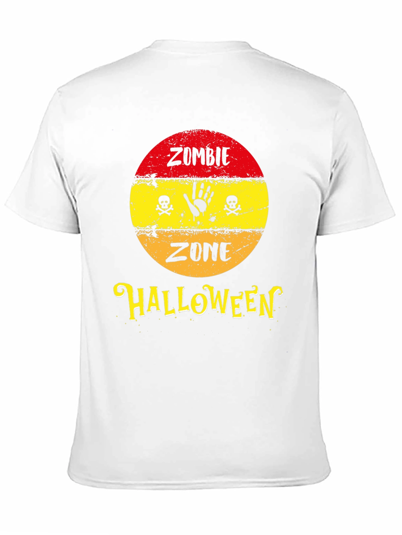 Zombie Zone Halloween Graphic T-Shirt