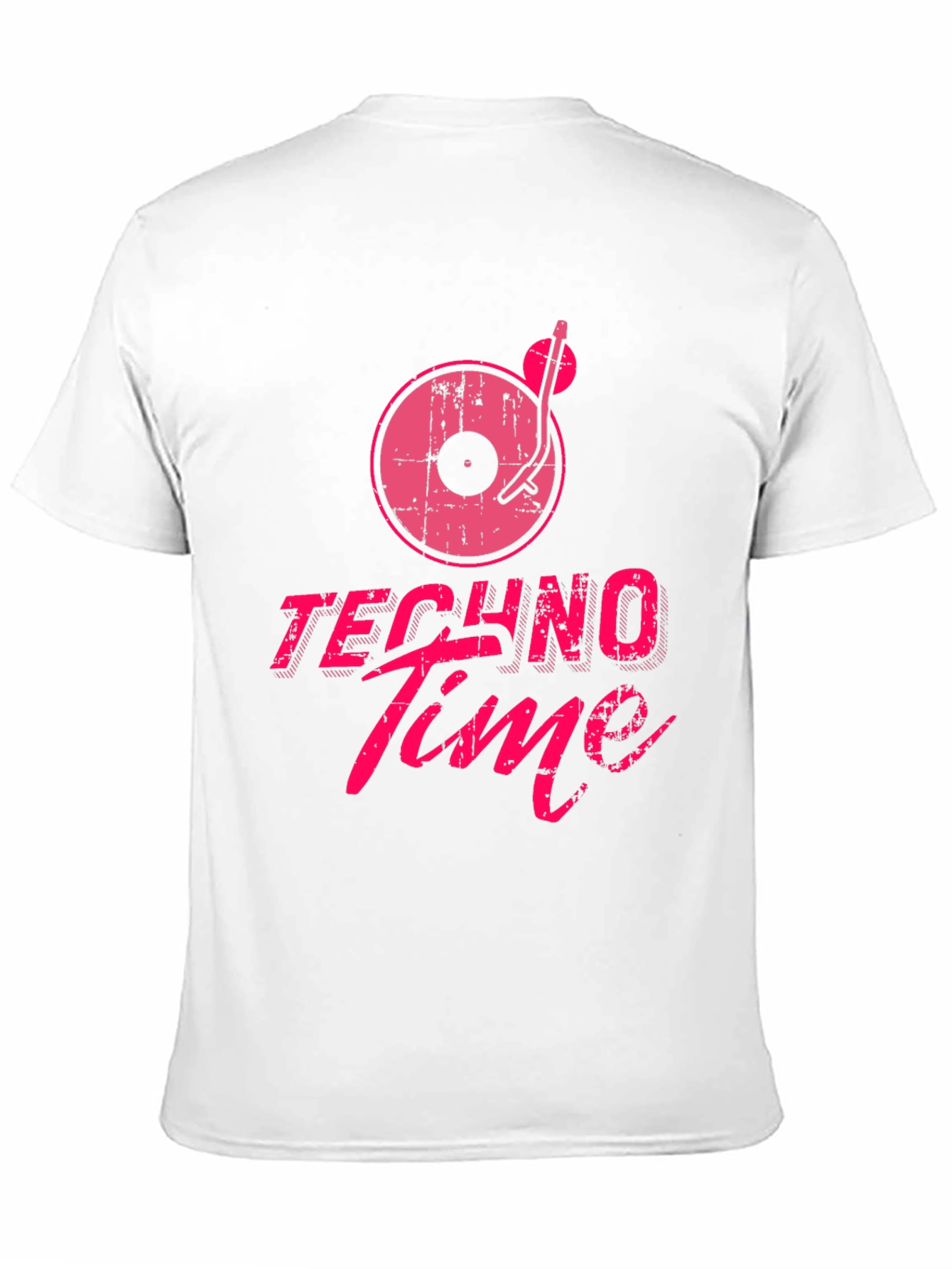 Techno Time Graphic T-Shirt - Black