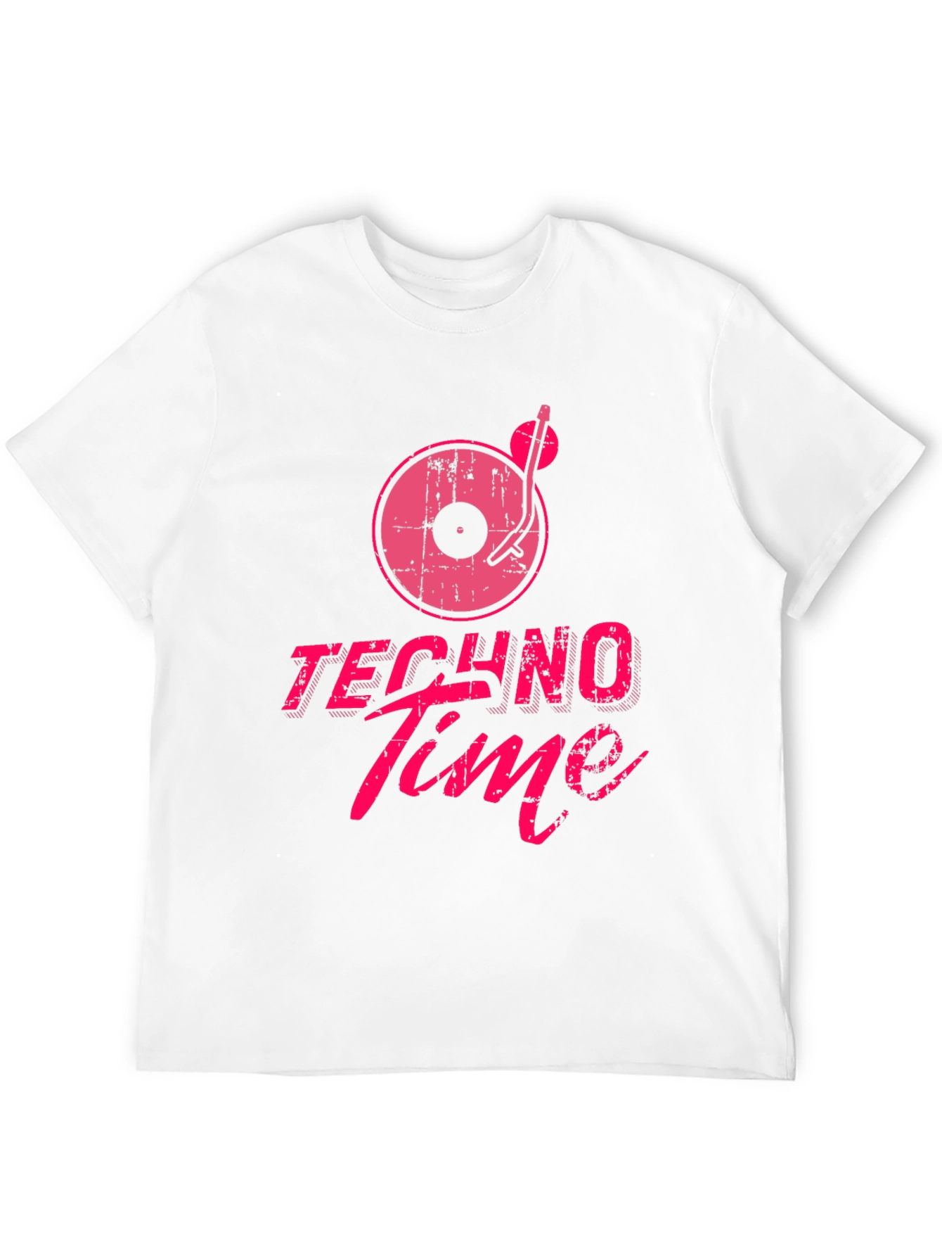 Techno Time Graphic T-Shirt - Black