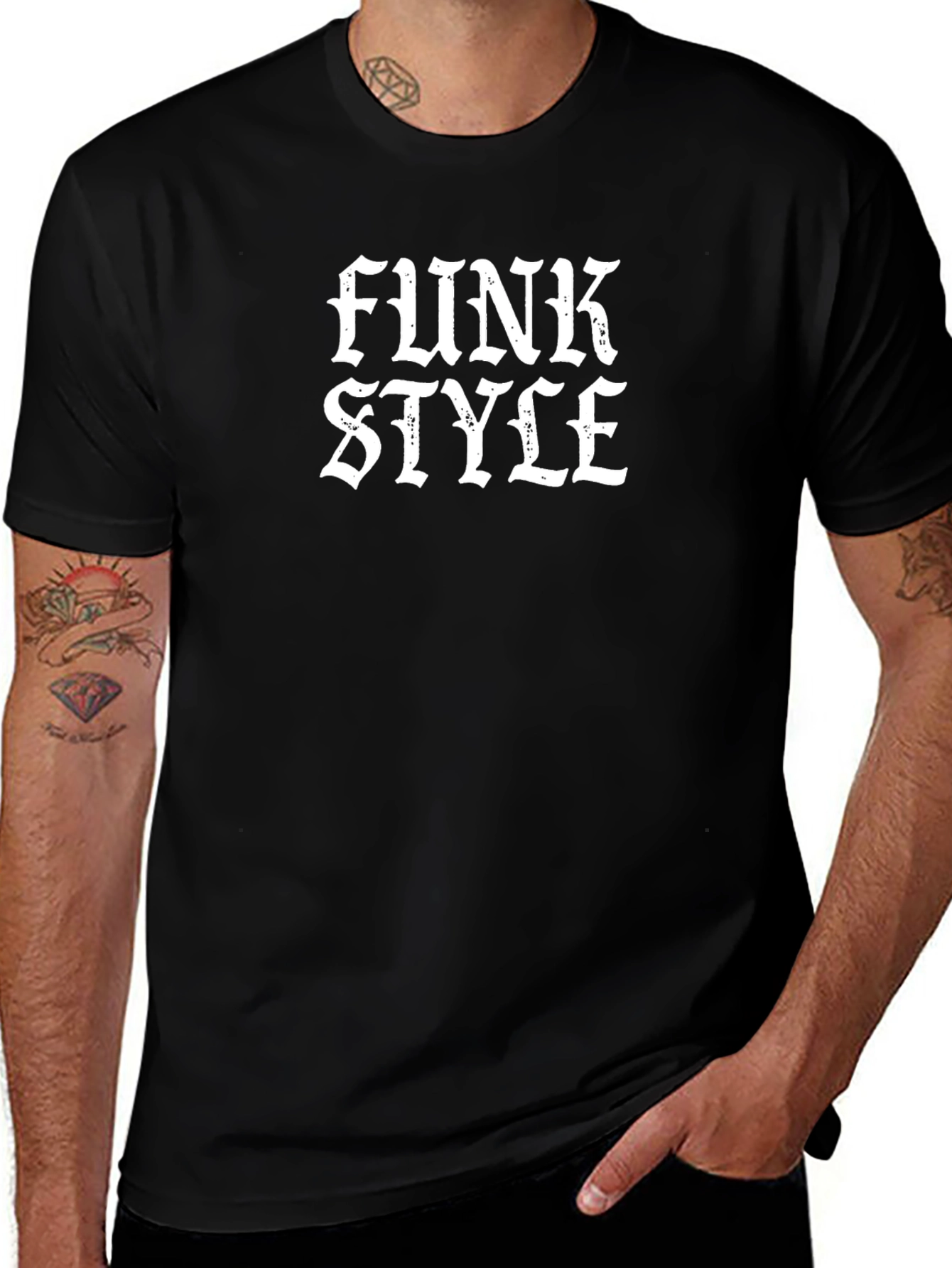 Funk Style Black Graphic Tee