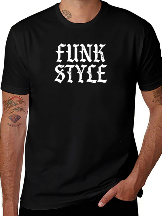 Funk Style Black Graphic Tee