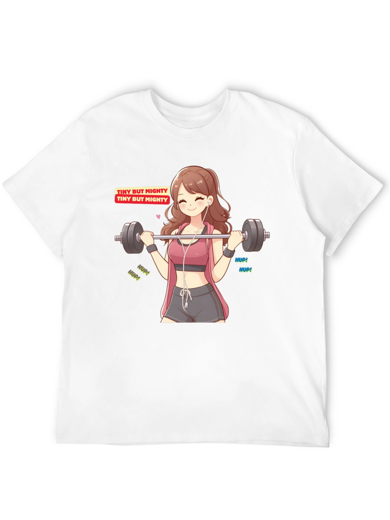 Tiny But Mighty Anime Workout T-Shirt