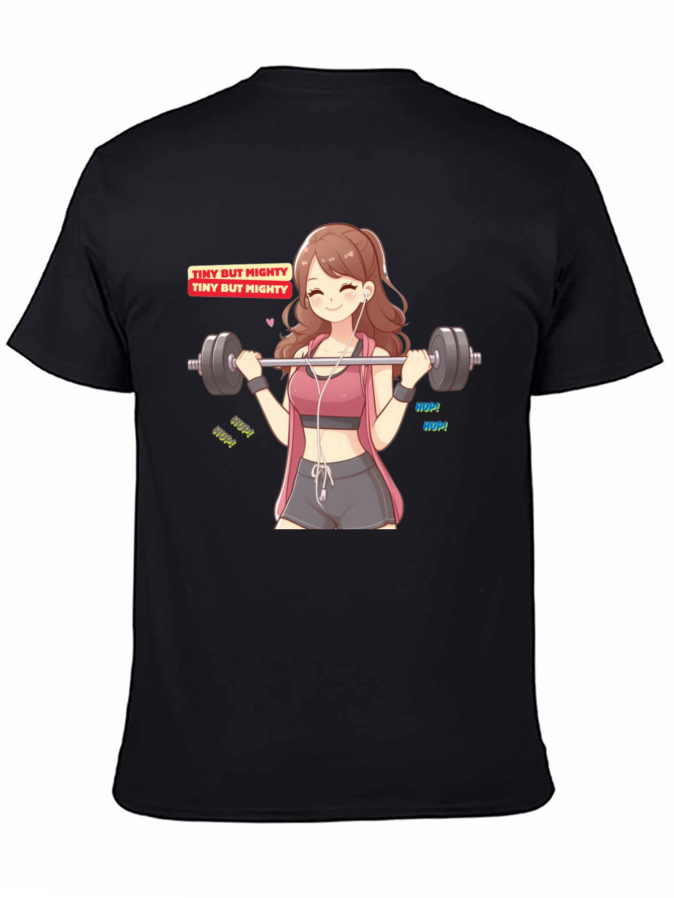 Tiny But Mighty Anime Workout T-Shirt
