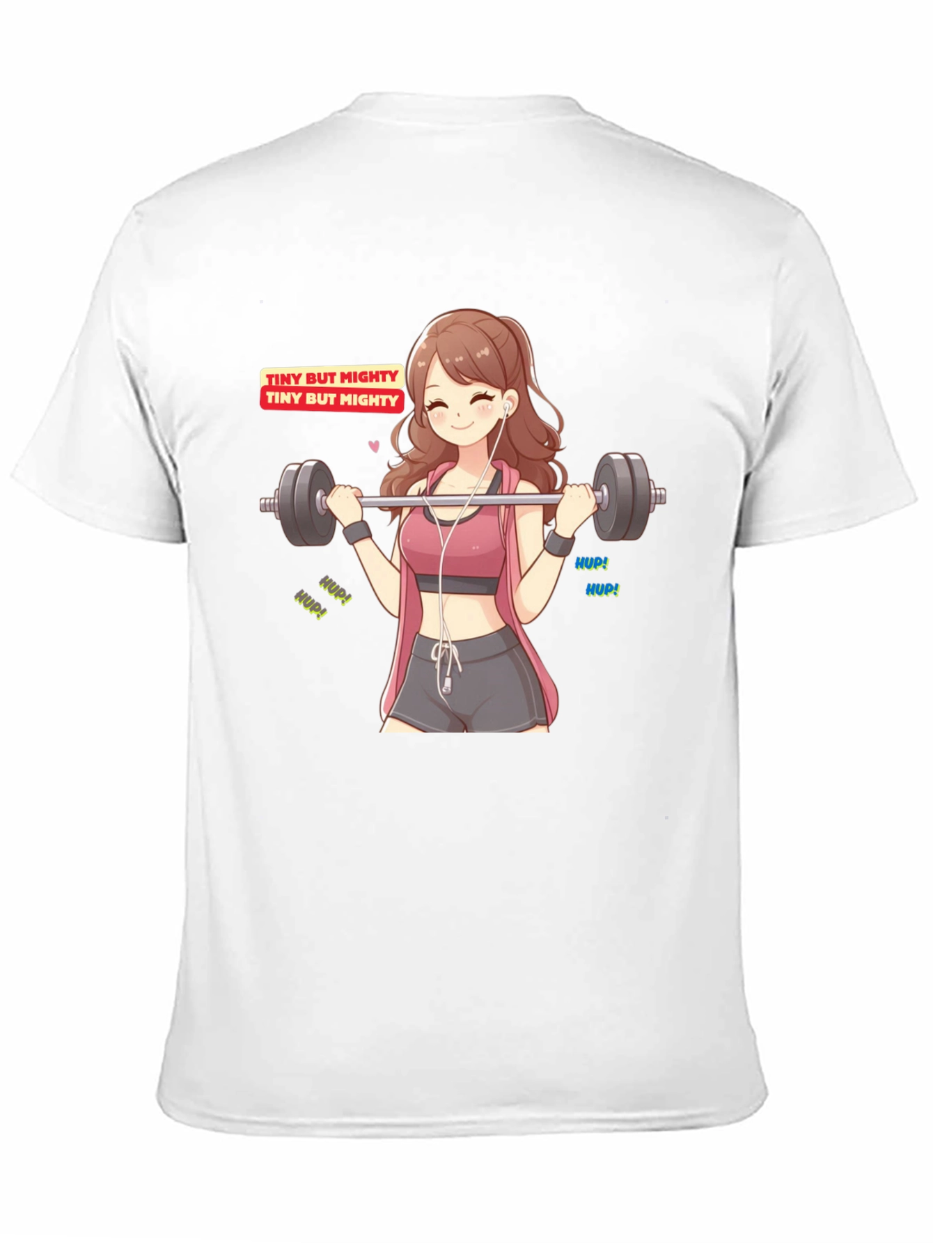 Tiny But Mighty Anime Workout T-Shirt