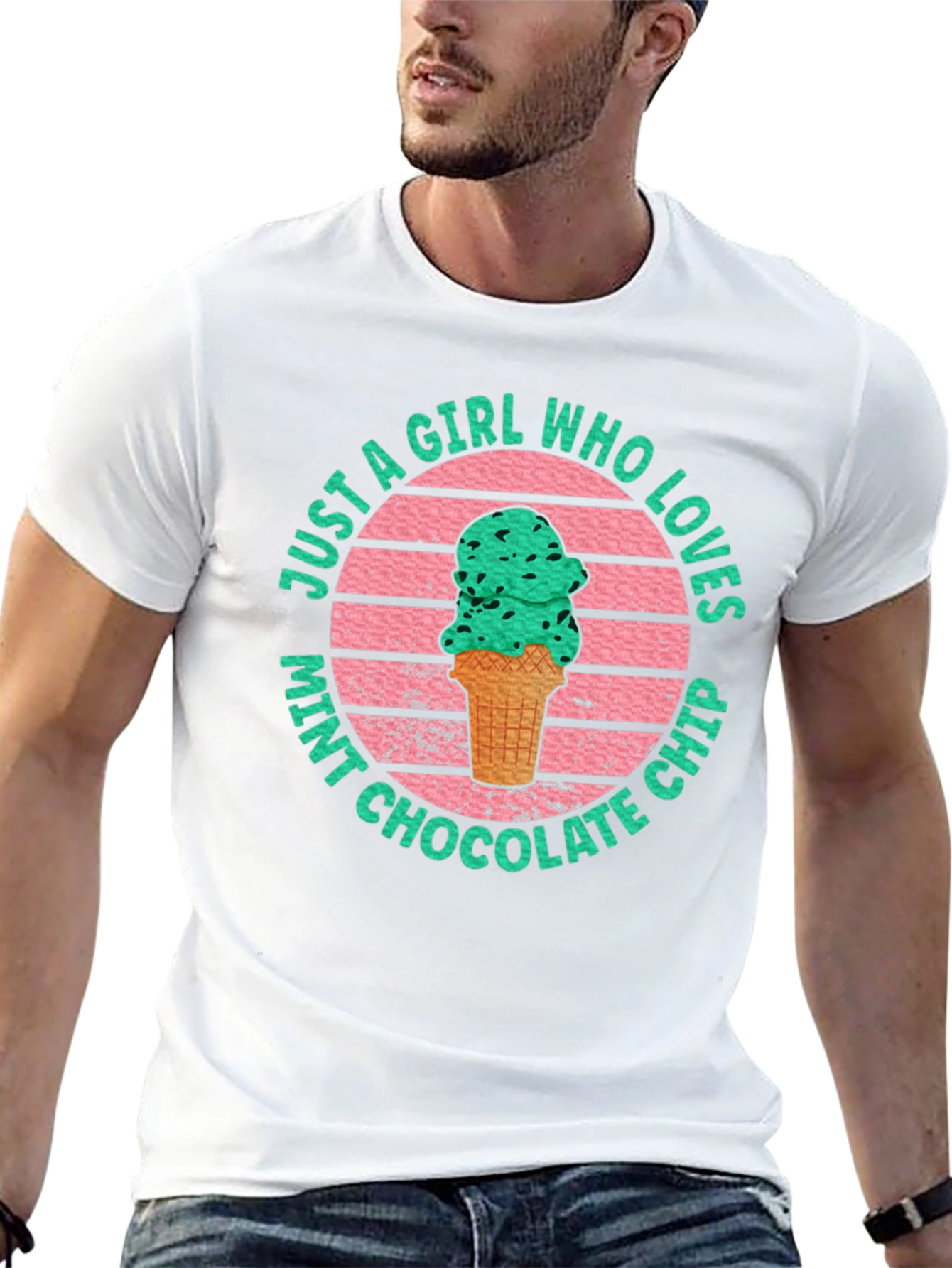 Mint Chocolate Chip Ice Cream Lover T-Shirt