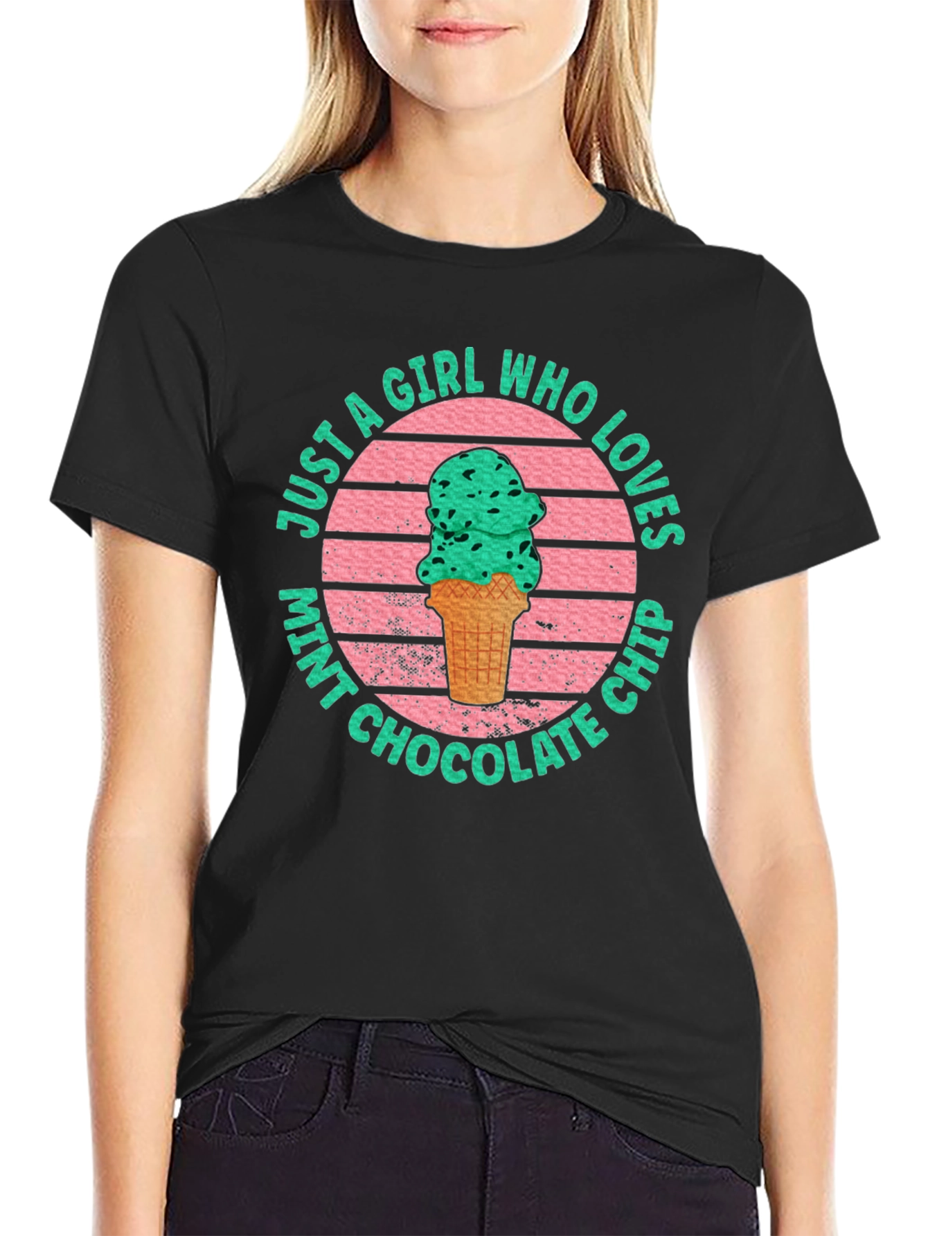 Mint Chocolate Chip Ice Cream Lover T-Shirt