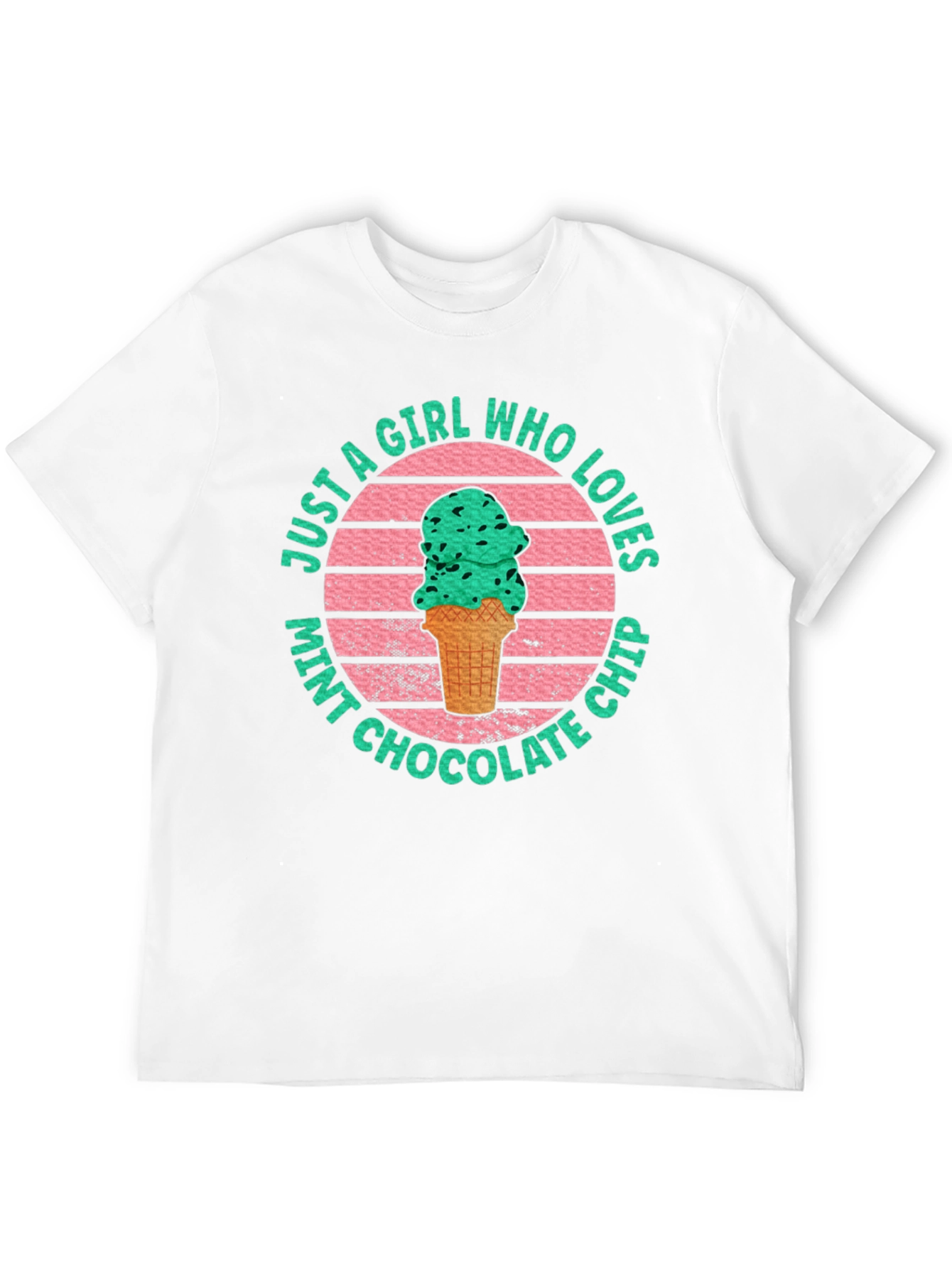Mint Chocolate Chip Ice Cream Lover T-Shirt