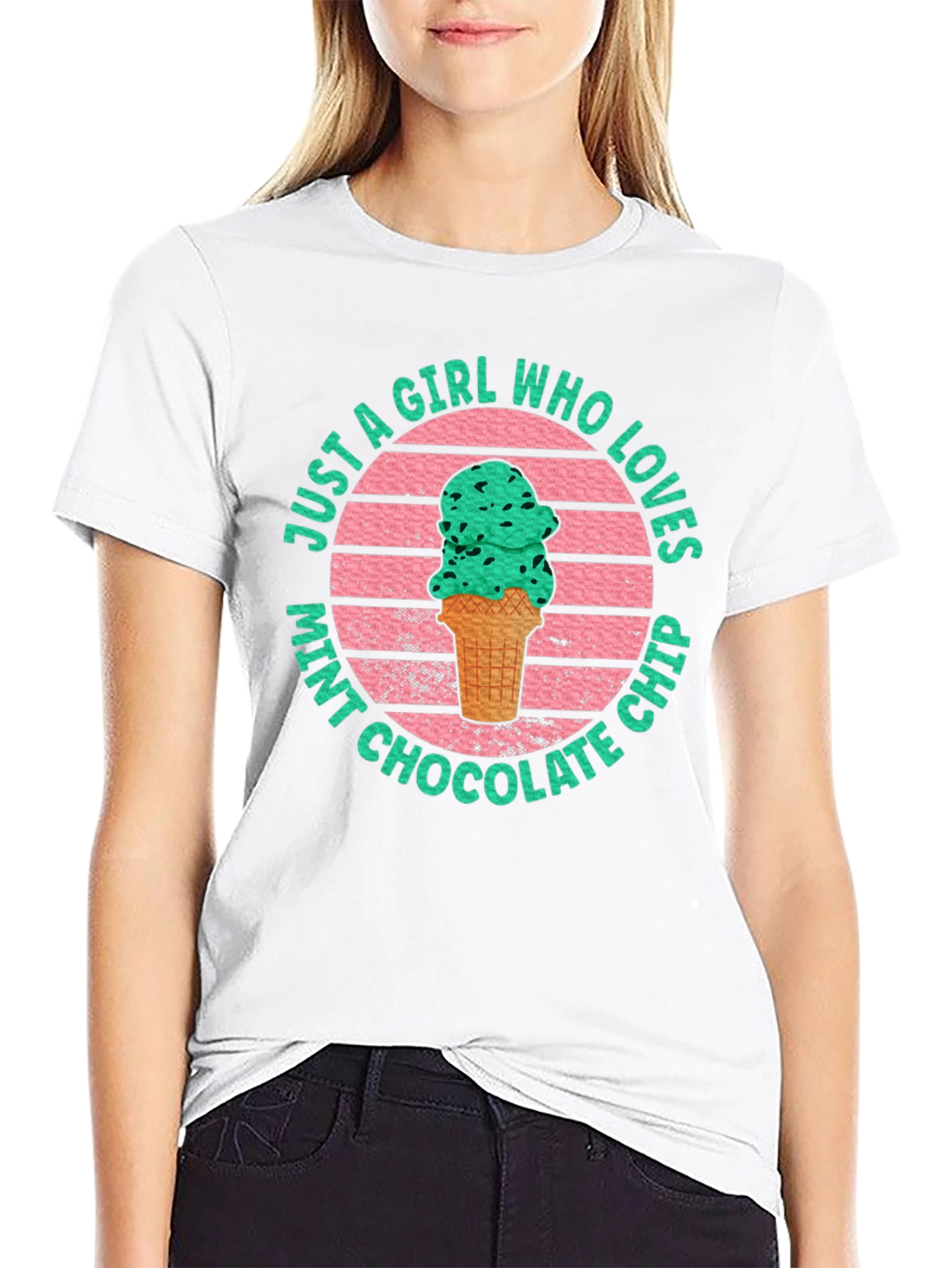 Mint Chocolate Chip Ice Cream Lover T-Shirt