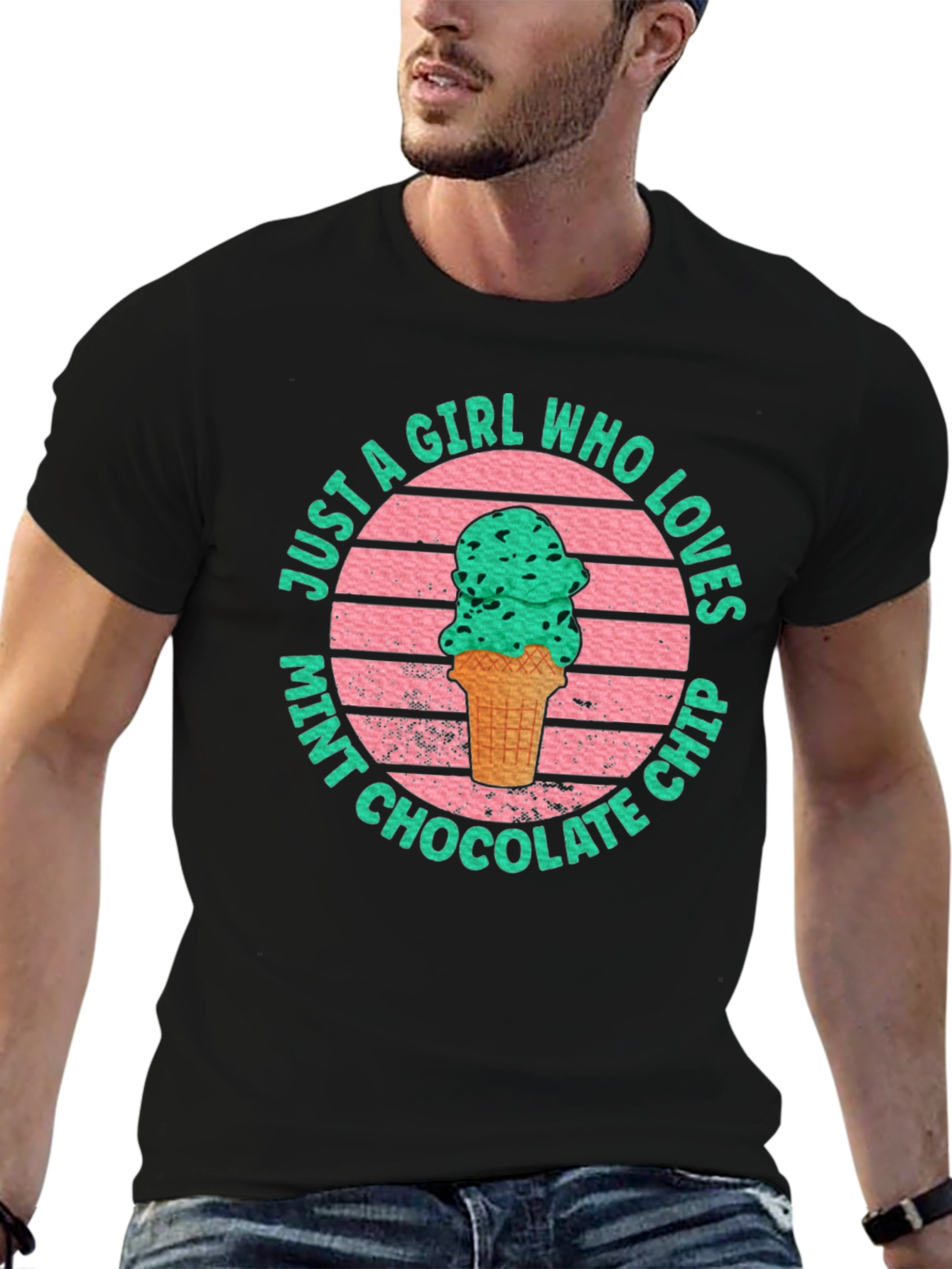 Mint Chocolate Chip Ice Cream Lover T-Shirt