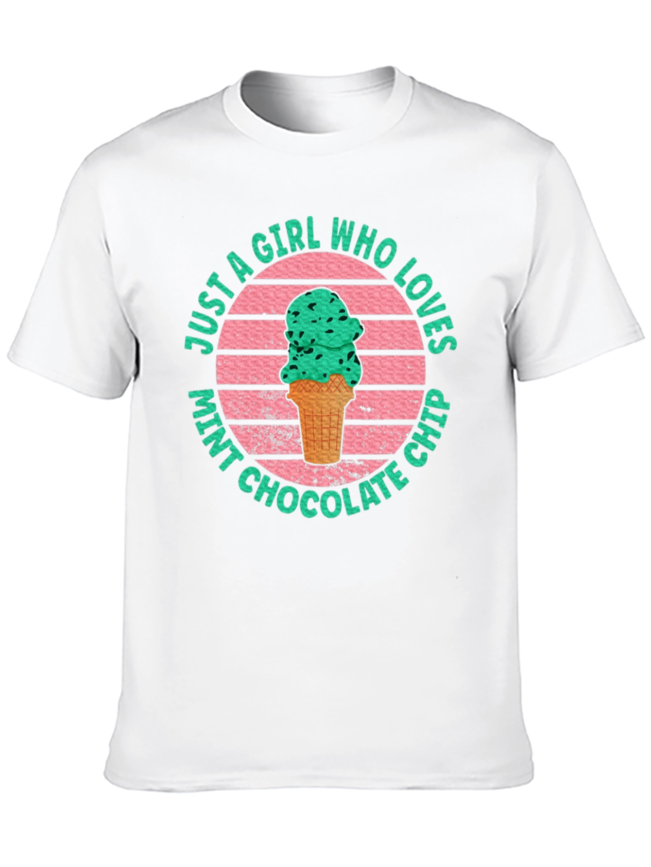Mint Chocolate Chip Ice Cream Lover T-Shirt