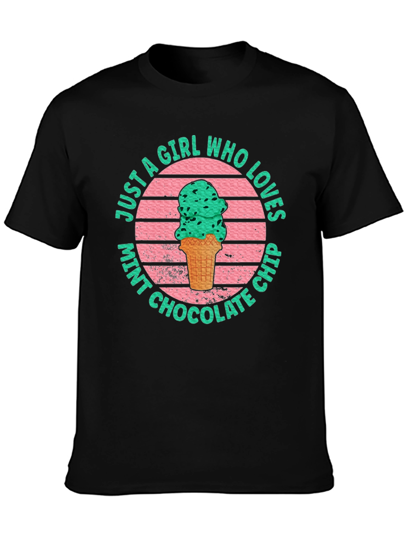 Mint Chocolate Chip Ice Cream Lover T-Shirt
