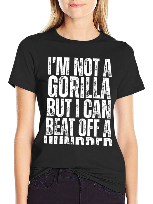 Funny Gorilla Graphic Tee - Im Not a Gorilla T-Shirt