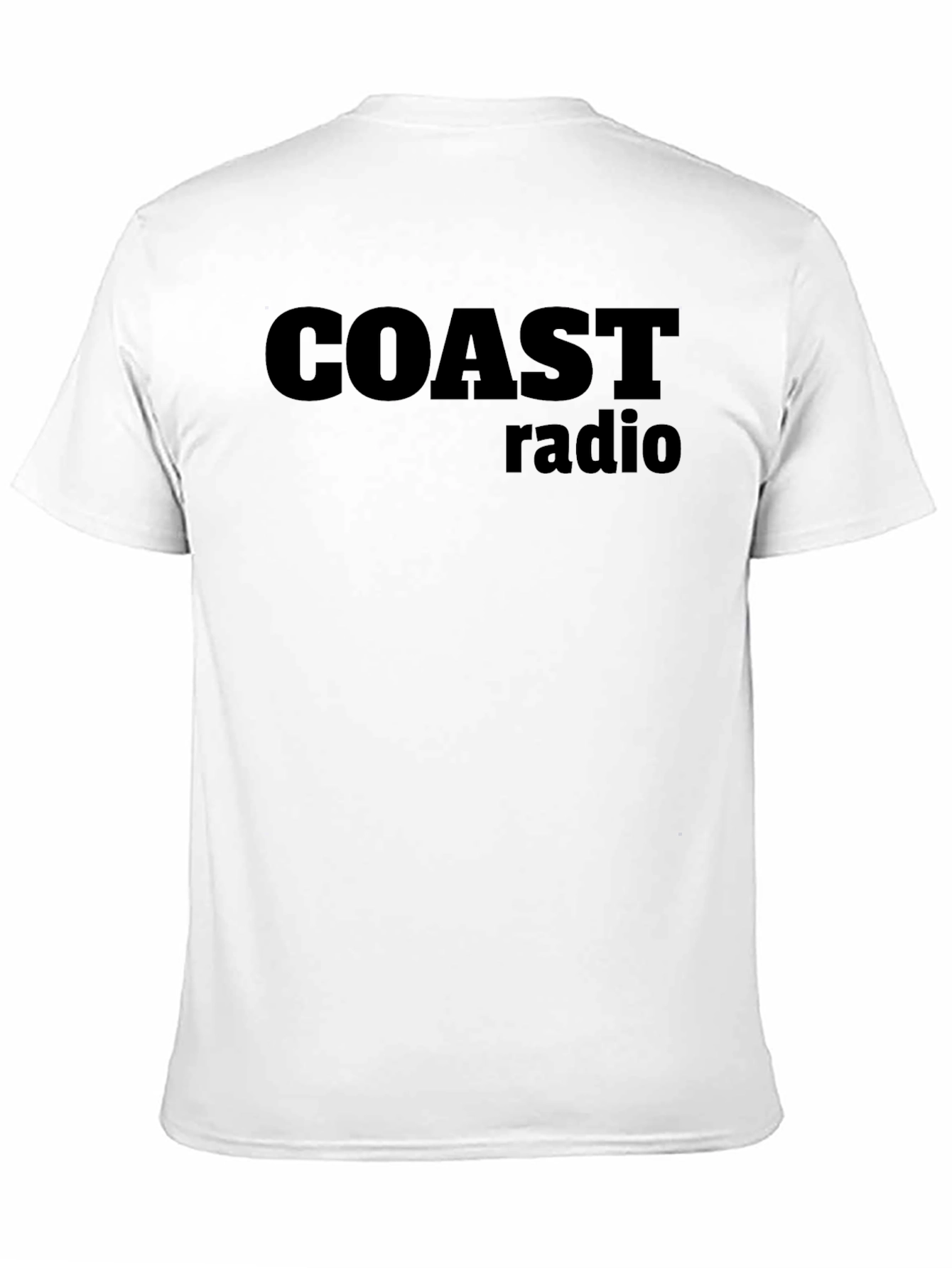 Coast Radio Black T-Shirt - Classic Style
