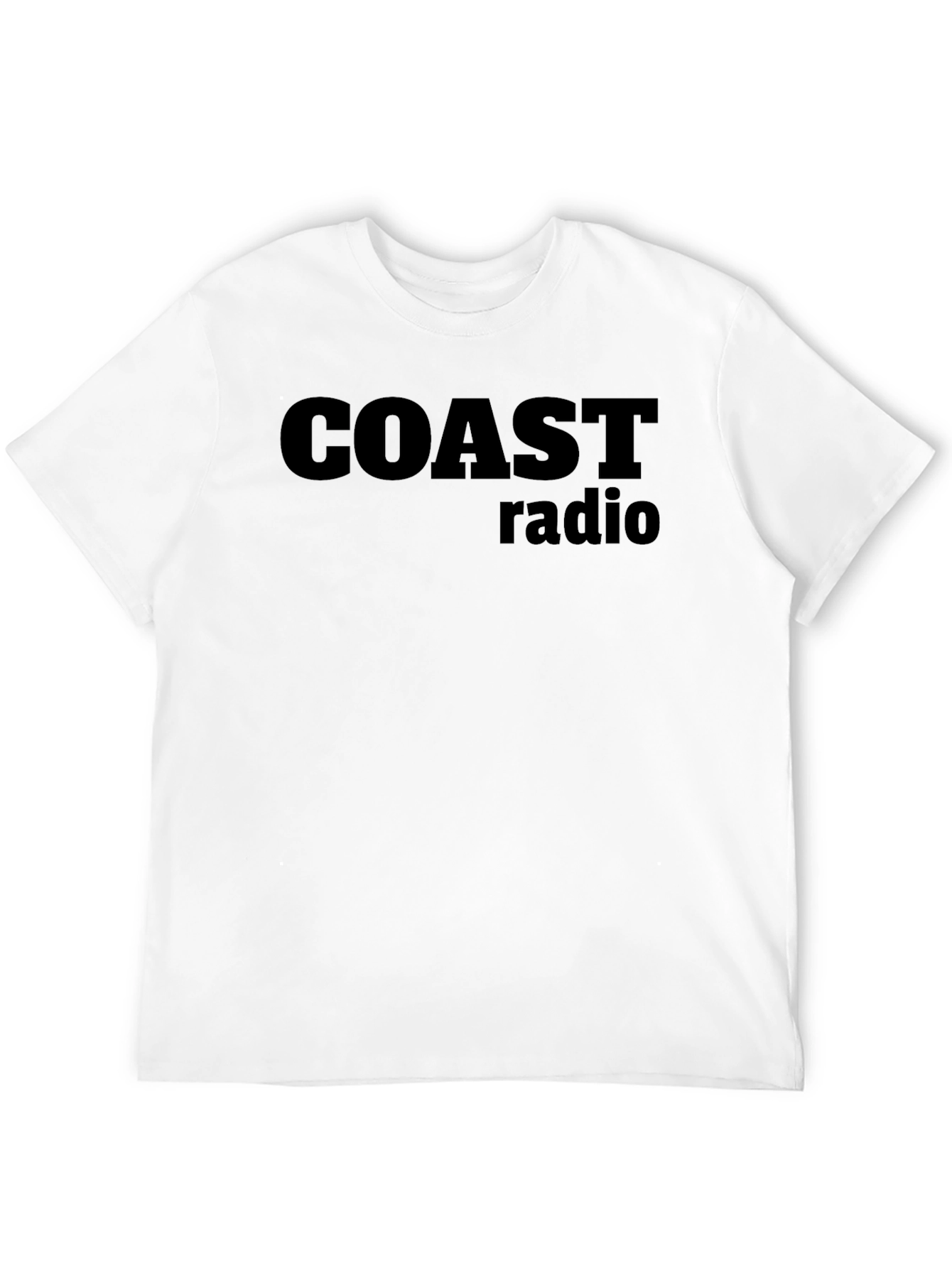 Coast Radio Black T-Shirt - Classic Style