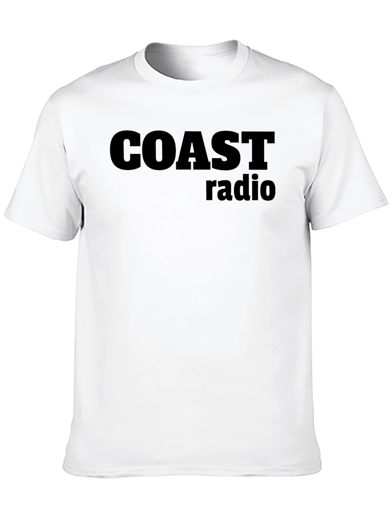 Coast Radio Black T-Shirt - Classic Style