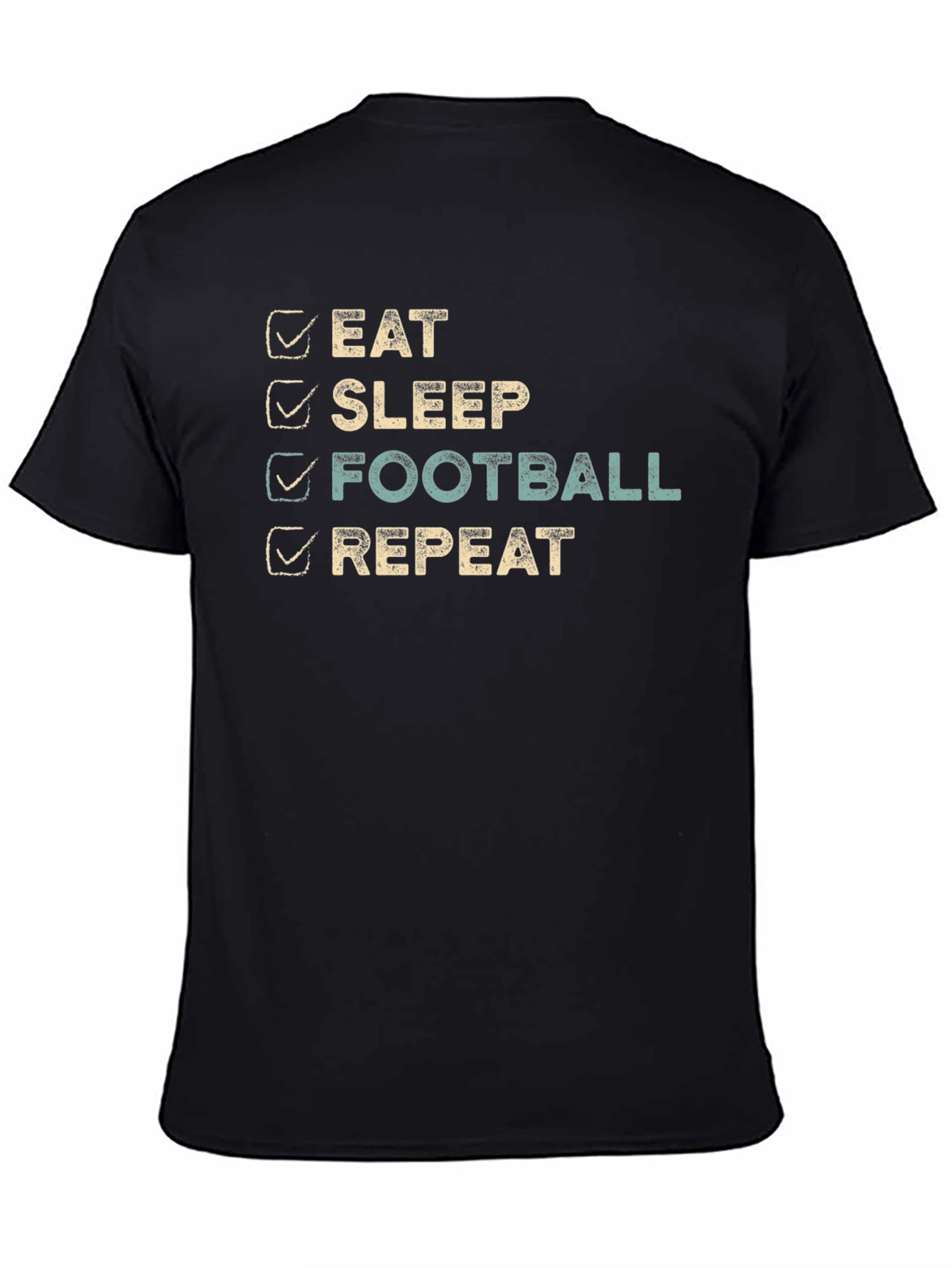 Eat Sleep Football Repeat T-Shirt