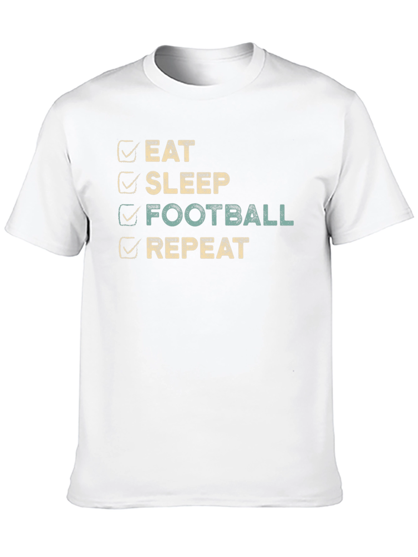 Eat Sleep Football Repeat T-Shirt