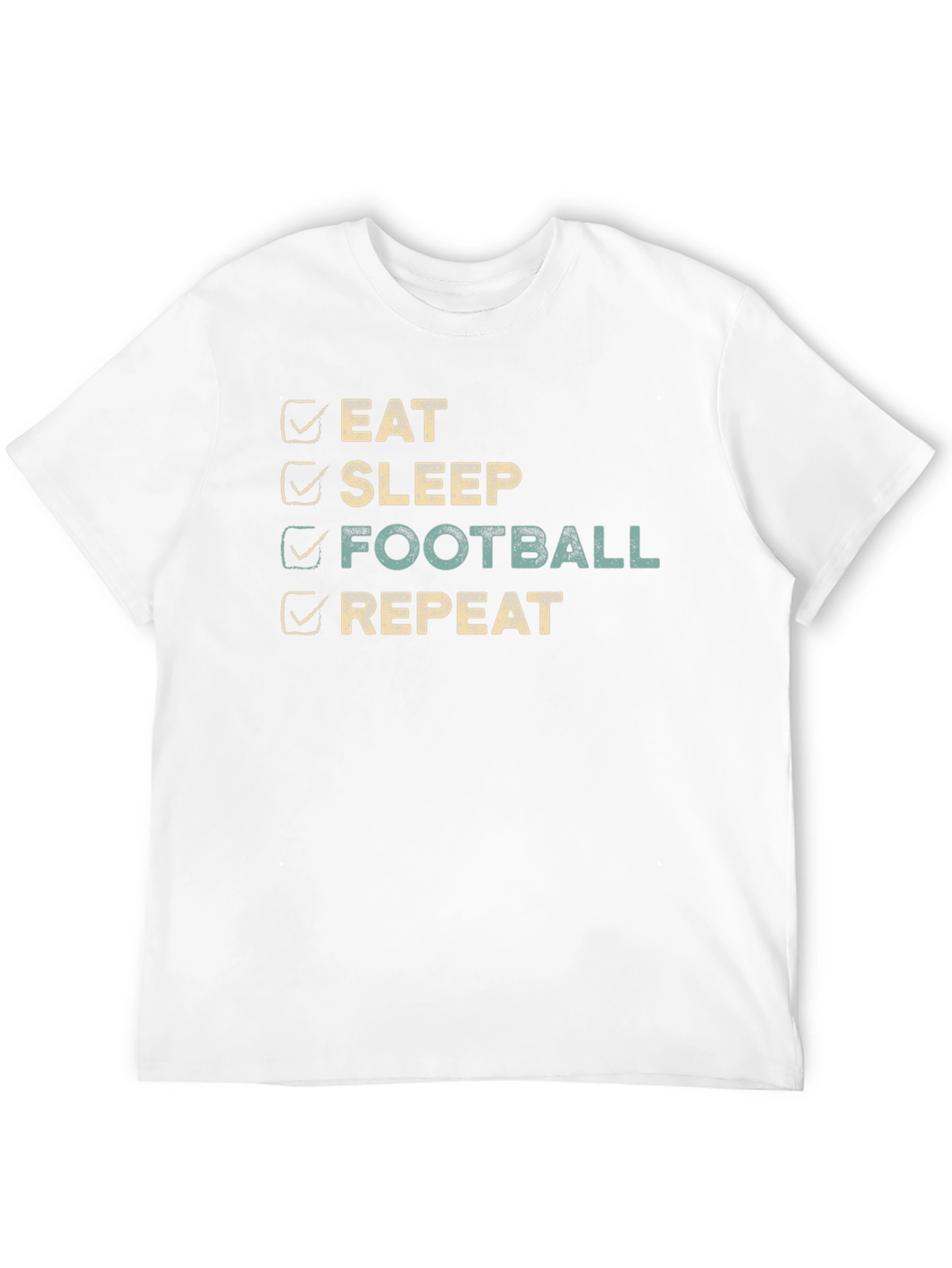 Eat Sleep Football Repeat T-Shirt
