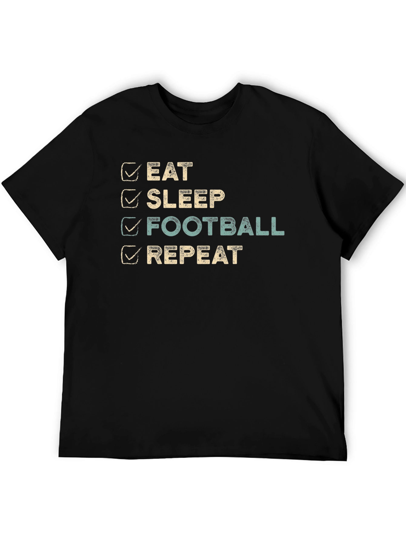 Eat Sleep Football Repeat T-Shirt