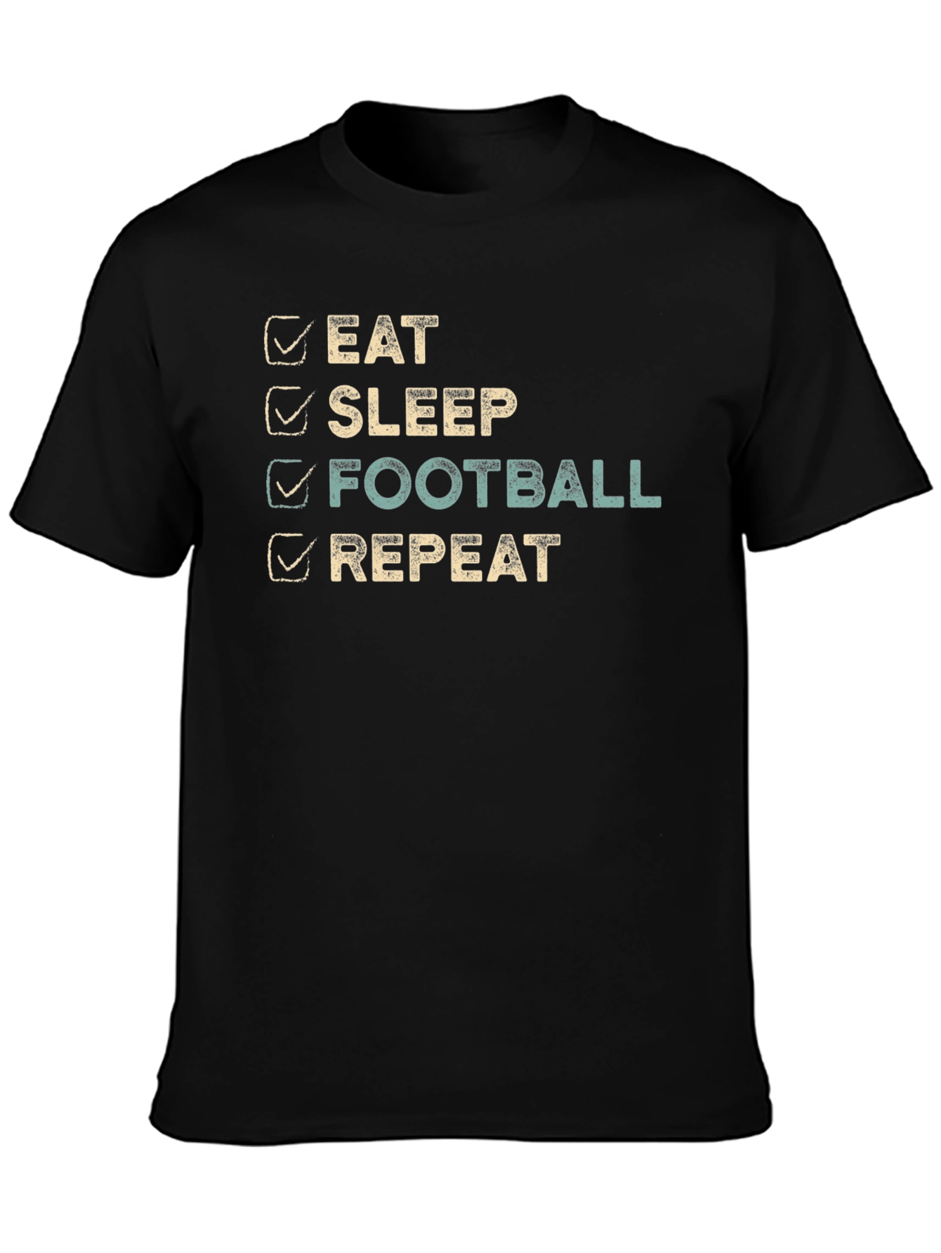 Eat Sleep Football Repeat T-Shirt