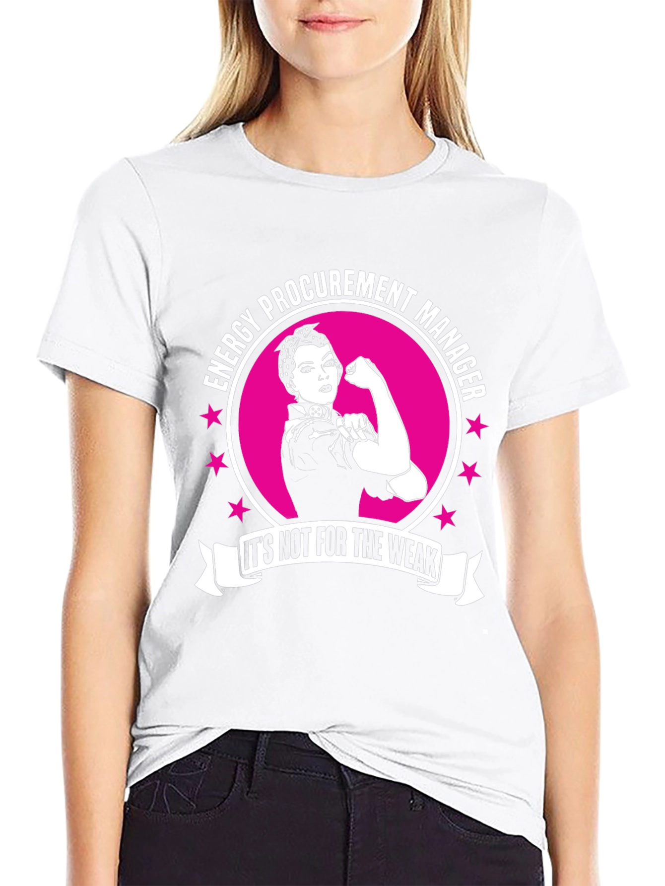Energy Procurement Manager T-Shirt - Strong Woman Design