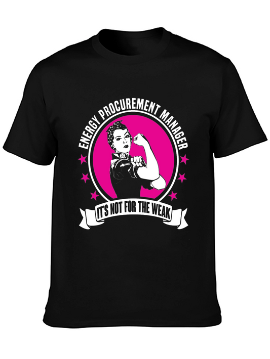 Energy Procurement Manager T-Shirt - Strong Woman Design