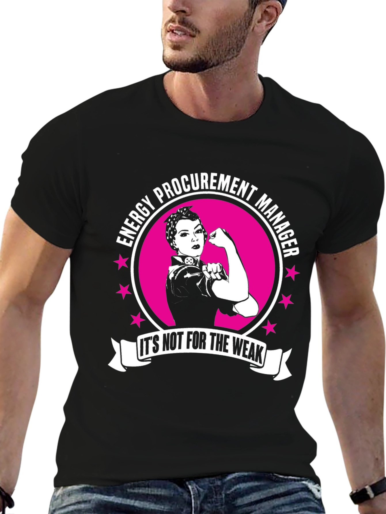 Energy Procurement Manager T-Shirt - Strong Woman Design