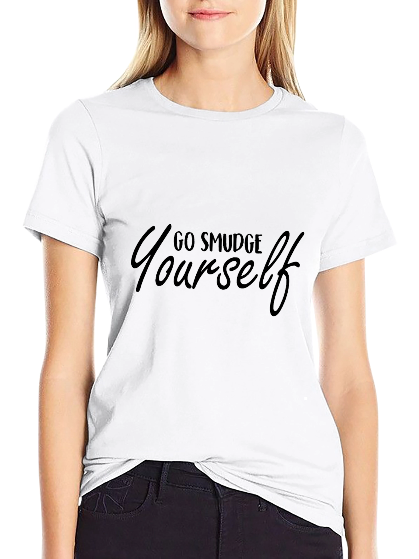 Go Smudge Yourself Black Graphic Tee