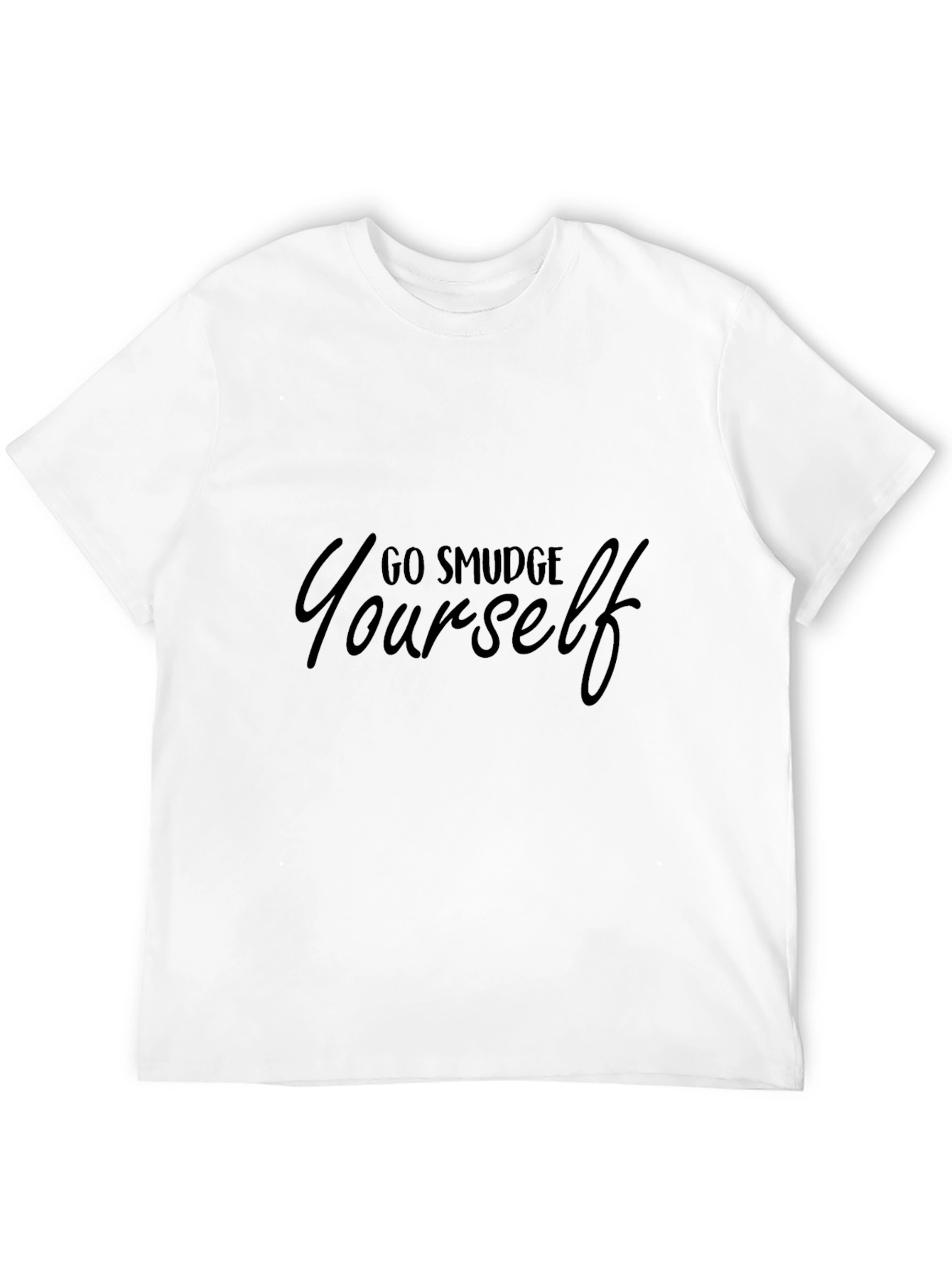 Go Smudge Yourself Black Graphic Tee