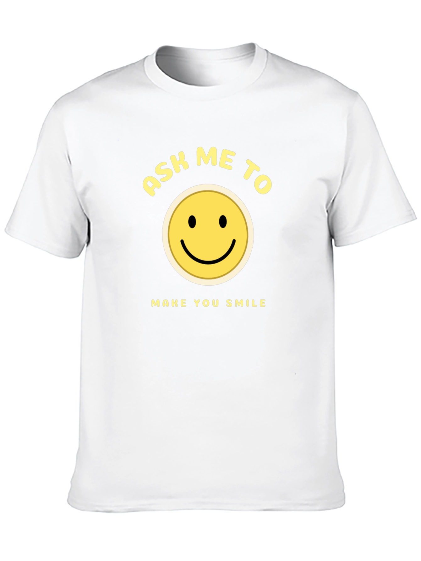 Ask Me To Make You Smile Black T-Shirt